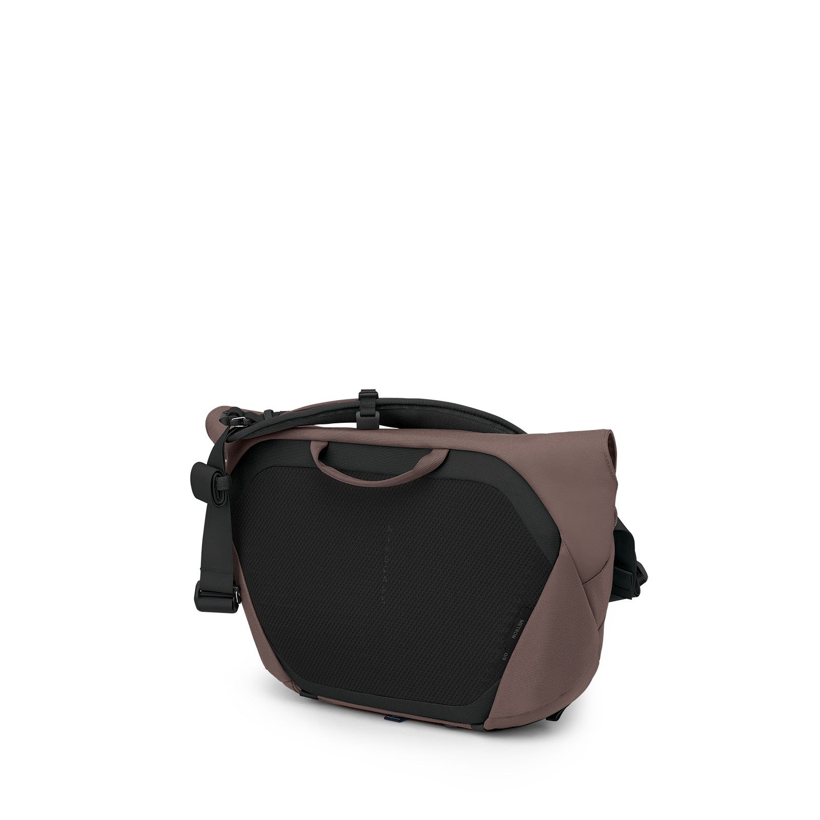 Osprey Metron Messenger 18L in Magma Brown — angle view 4