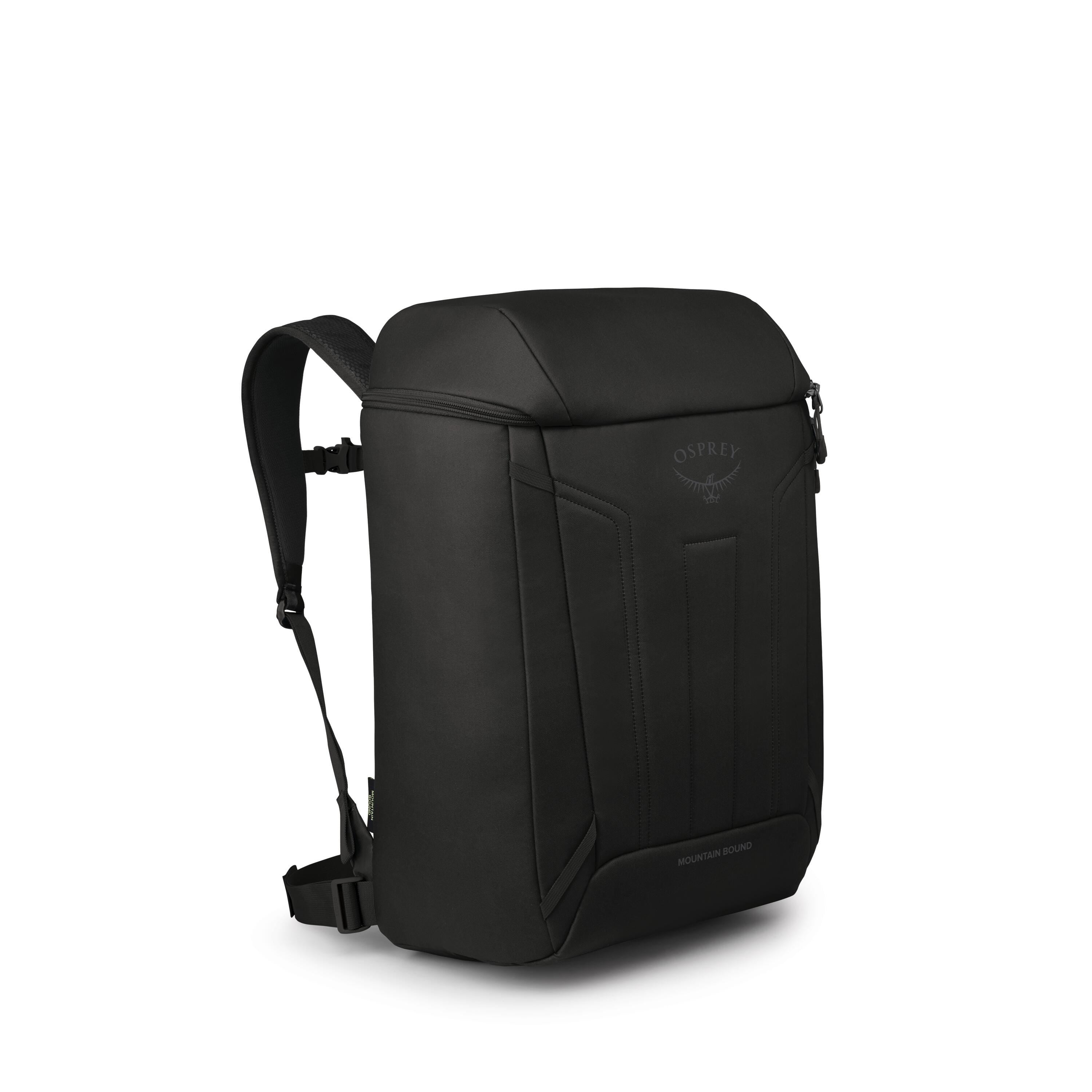 Osprey Mountain Bound Ski & Snowboard Boot Backpack 45L in Black — angle view 2