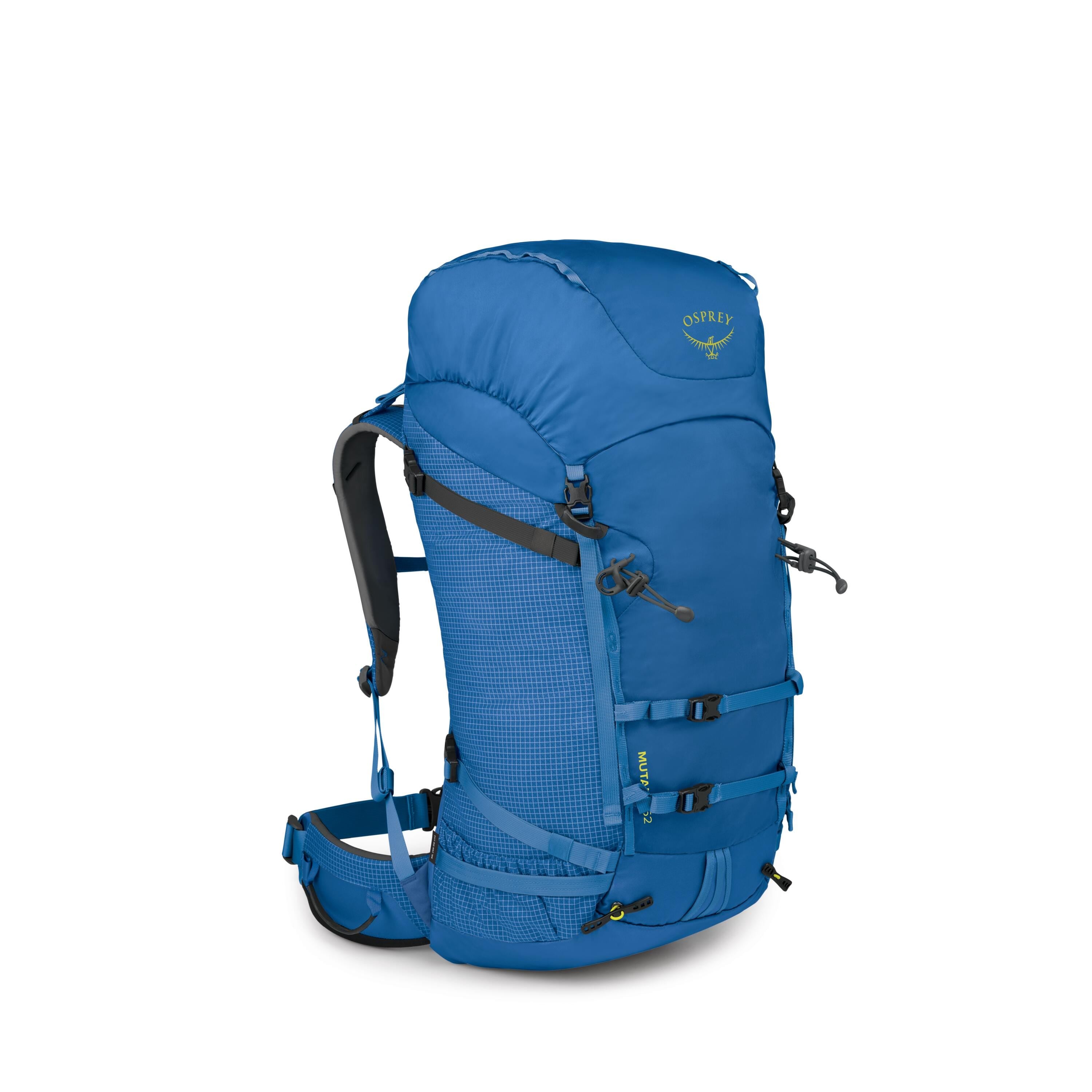 Osprey Mutant 52 Mountaineering Backpack 52L in Blue Flame — angle view 2