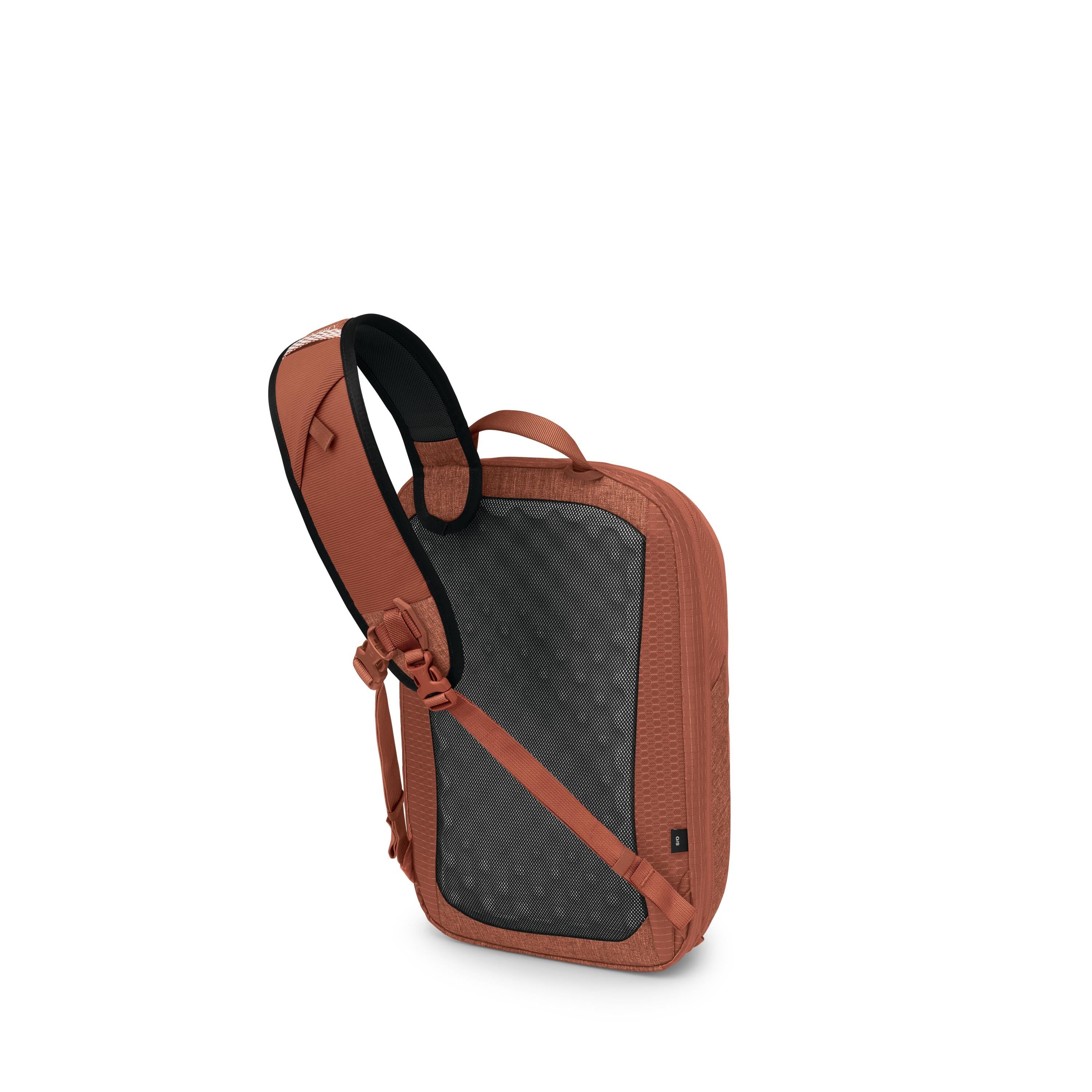 Osprey Nebula Sling 11L in Porcelain Orange Heather — angle view 3