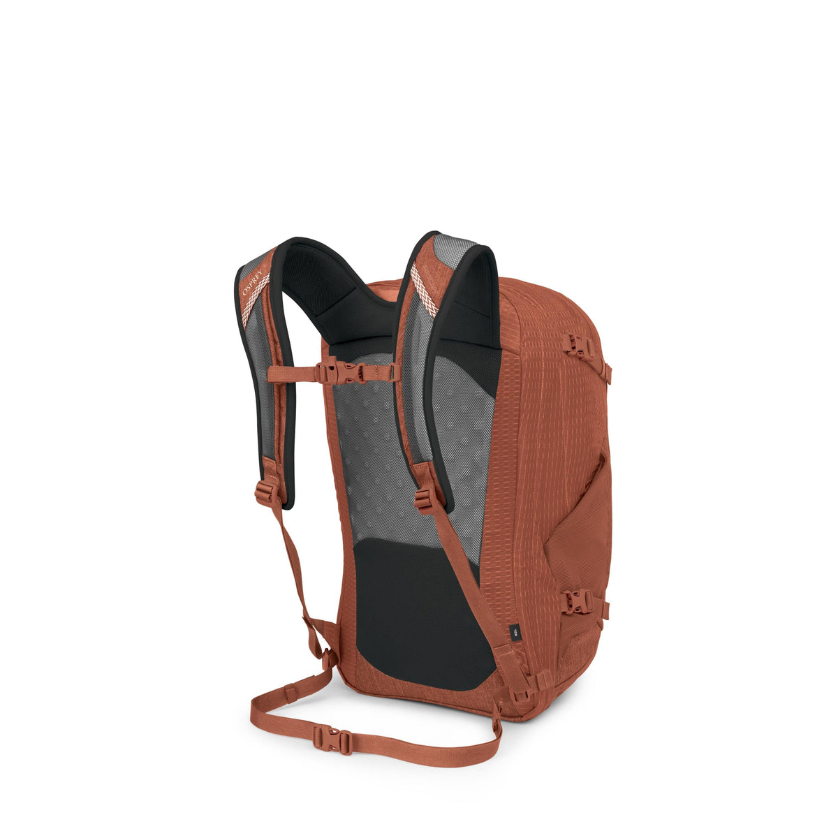 Osprey Nebula Backpack 32L in Porcelain Orange Heather — back view