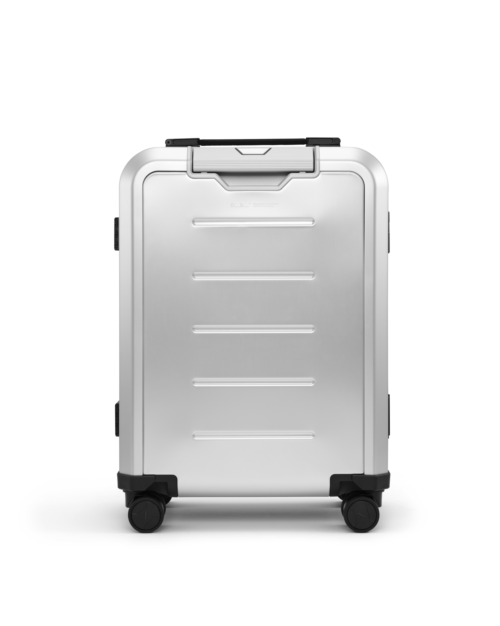 Db Journey Ramverk Alu Carry-on in Silver — back view # color_Silver