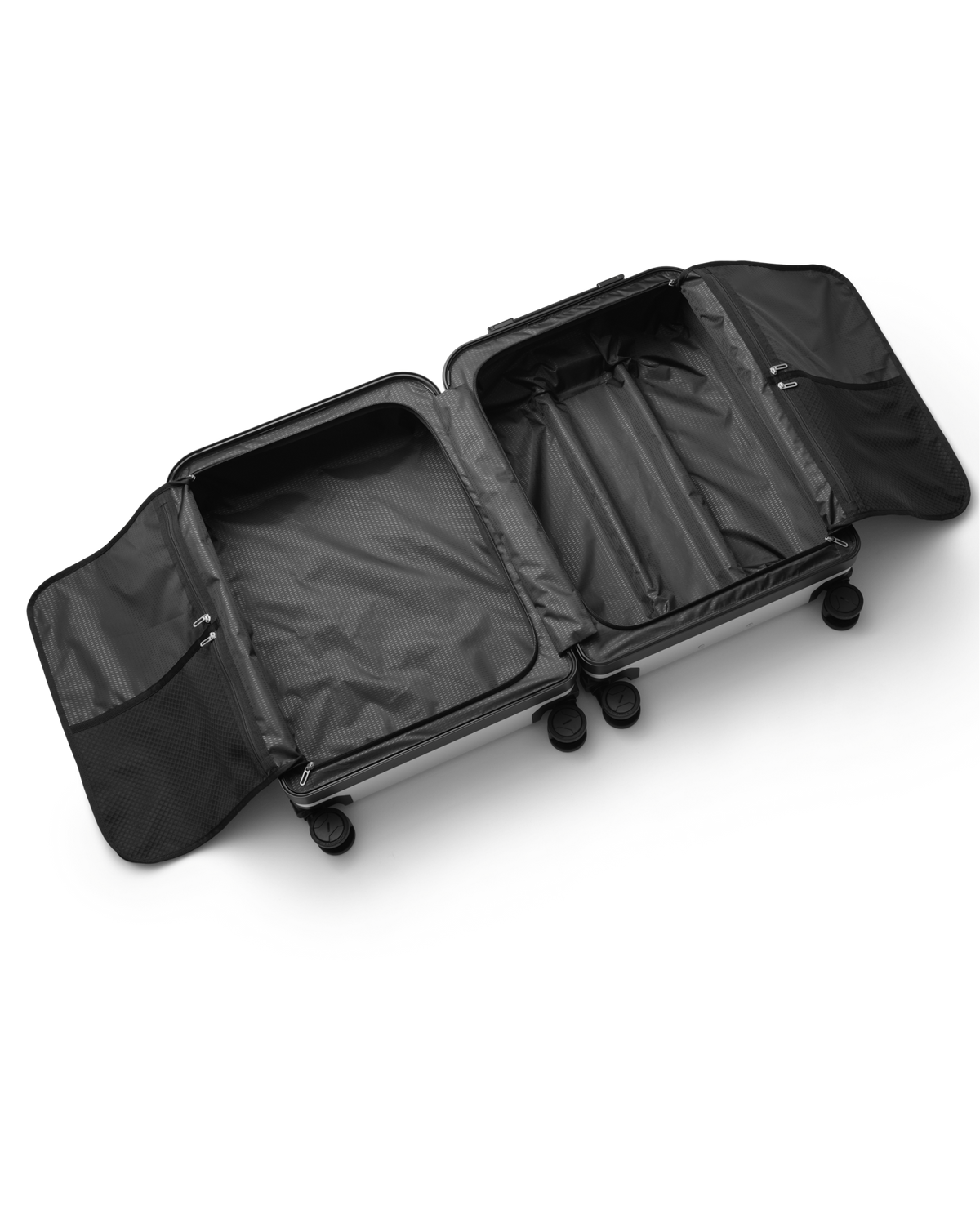 Db Journey Ramverk Alu Check-in Luggage Medium in Silver — interior view 4