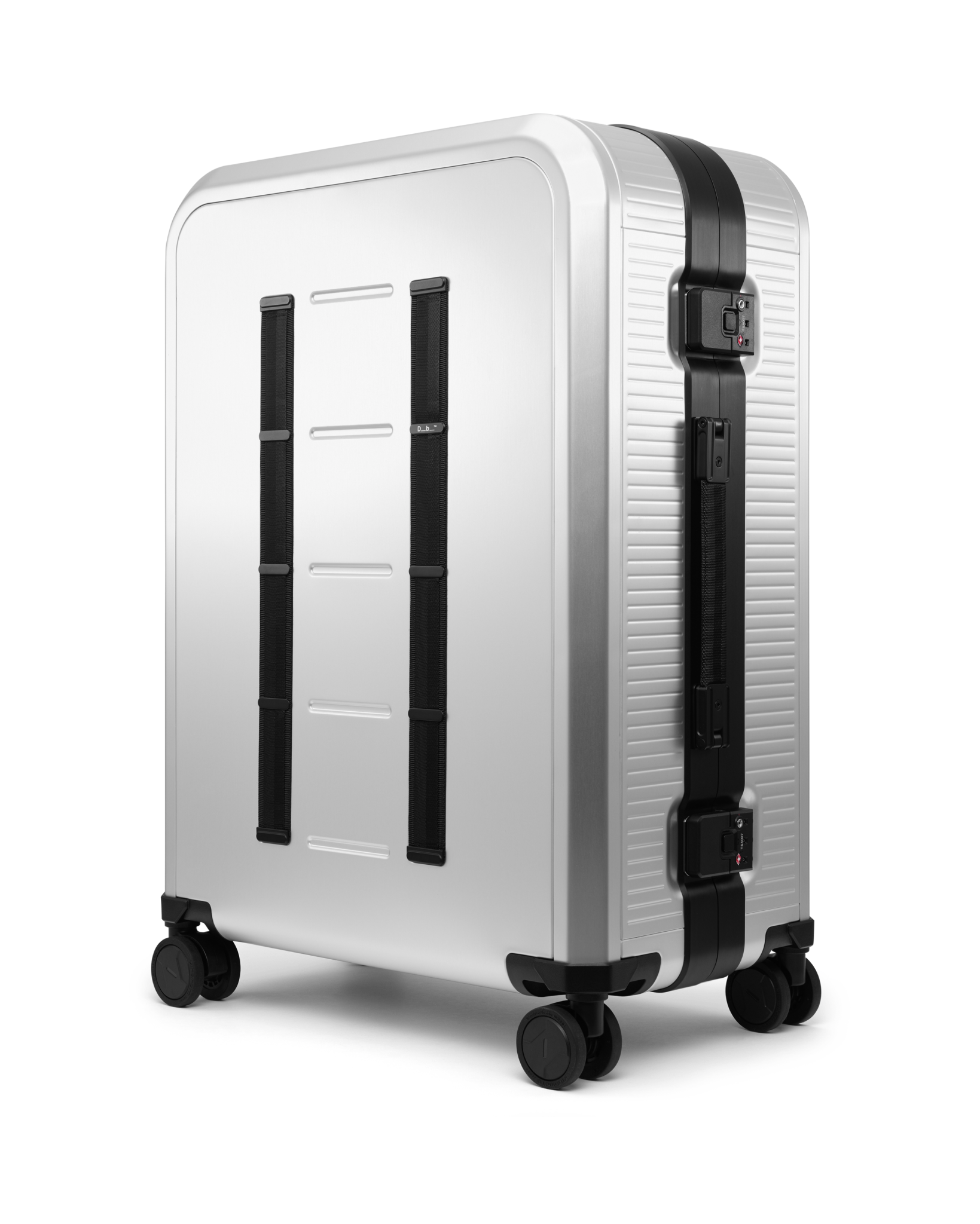 Db Journey Ramverk Alu Check-in Luggage Large in Silver — angle view 2 # color_Silver