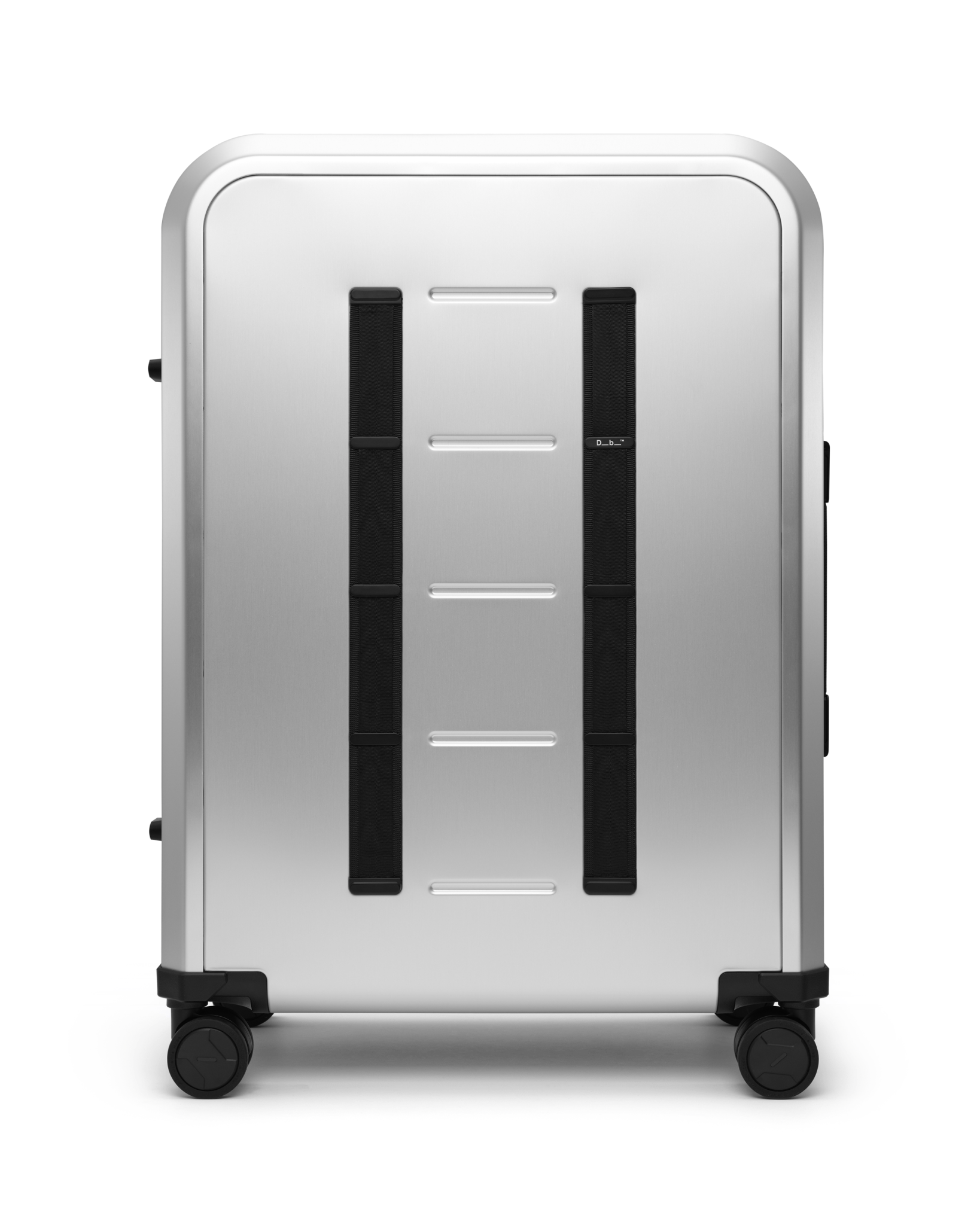 Db Journey Ramverk Alu Check-in Luggage Large in Silver — front view # color_Silver
