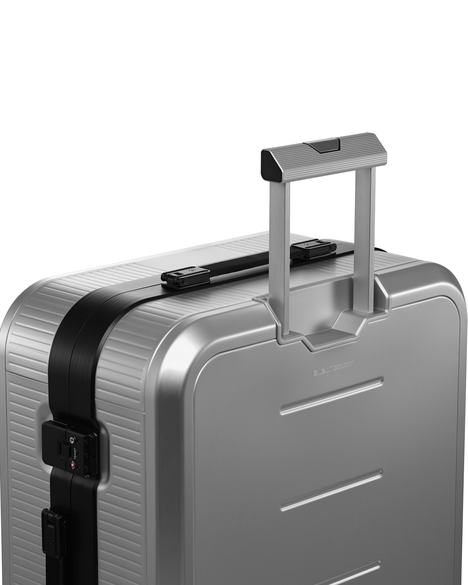 Db Journey Ramverk Alu Check-in Luggage Large in Silver — detail view # color_Silver