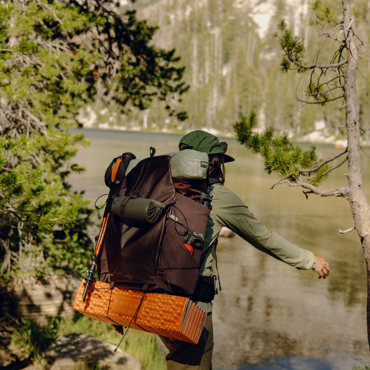 Peak Design Outdoor Backpack 45L in Eclipse — lifestyle # color_Eclipse