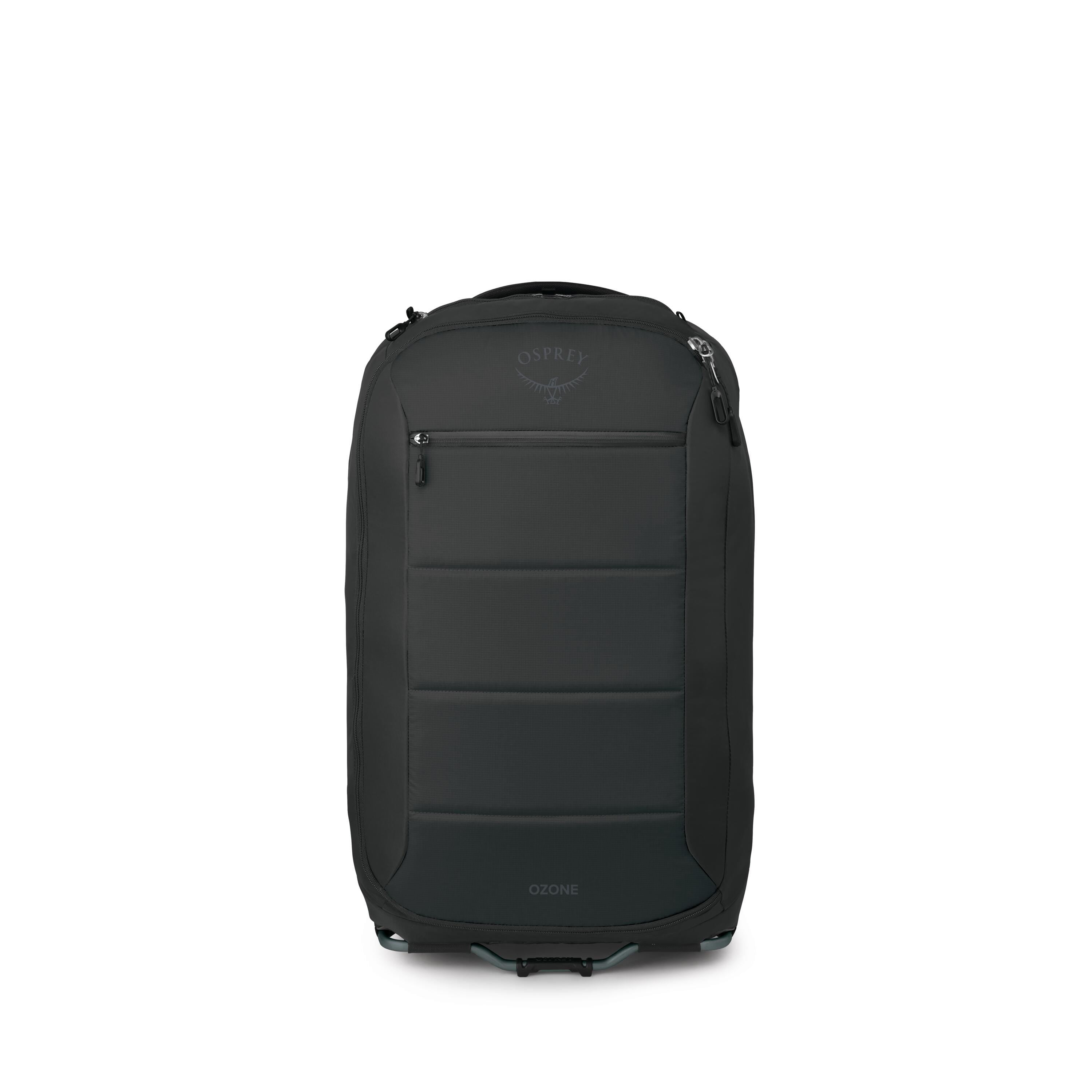 Osprey Ozone 2-Wheel Checked Luggage 80L in Black — front view