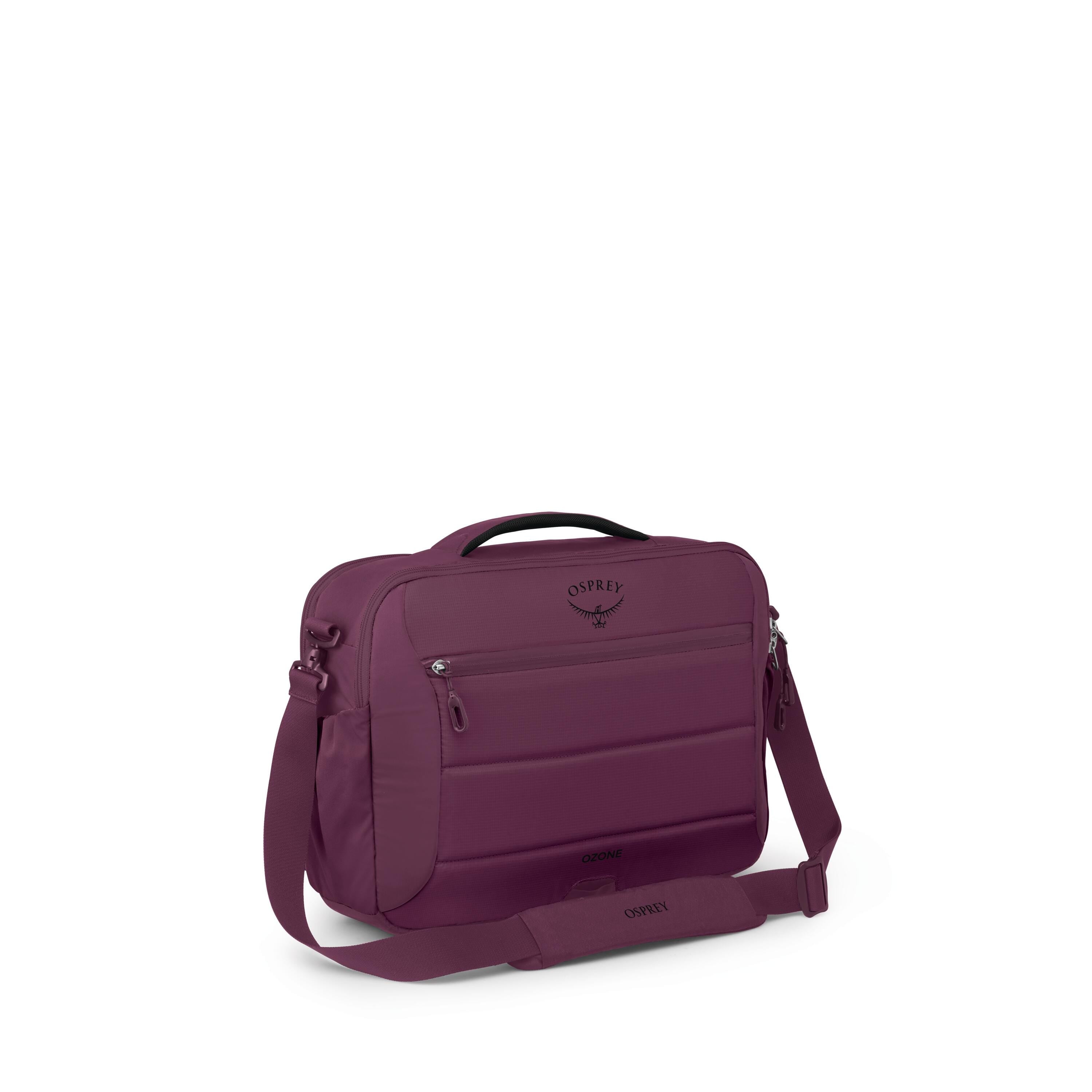 Osprey Ozone Brief Bag 16L in Moody Burgundy — angle view 2