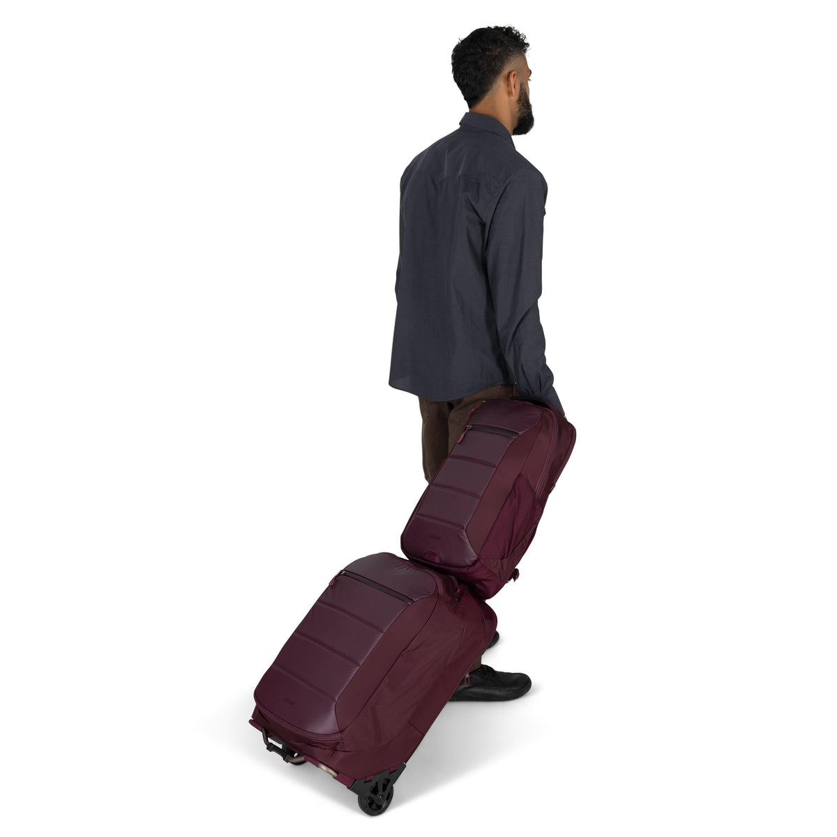 Osprey Ozone Laptop Backpack 28L in Moody Burgundy — detail view 2