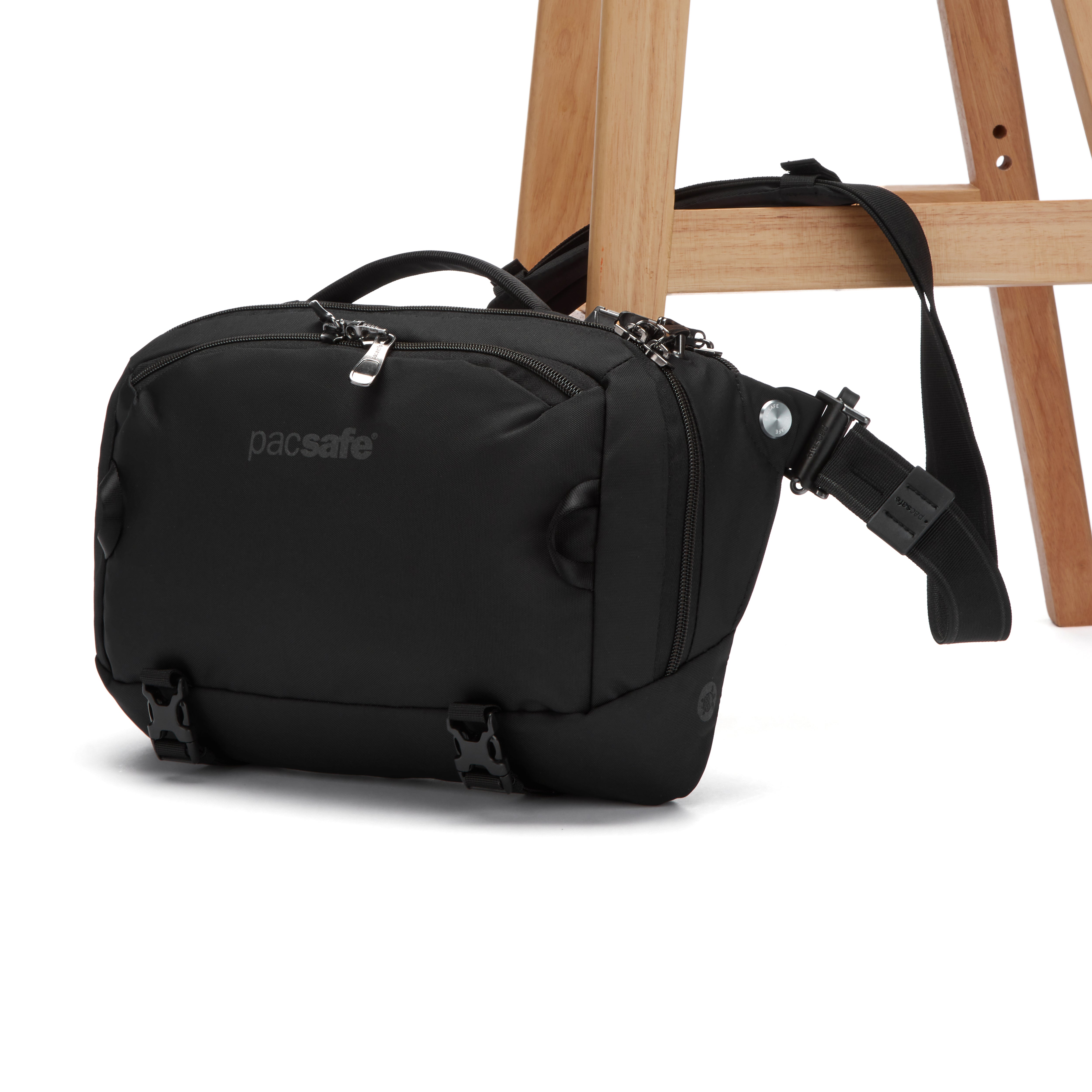 Pacsafe EXP 12" Anti-Theft Sling Crossbody - Black