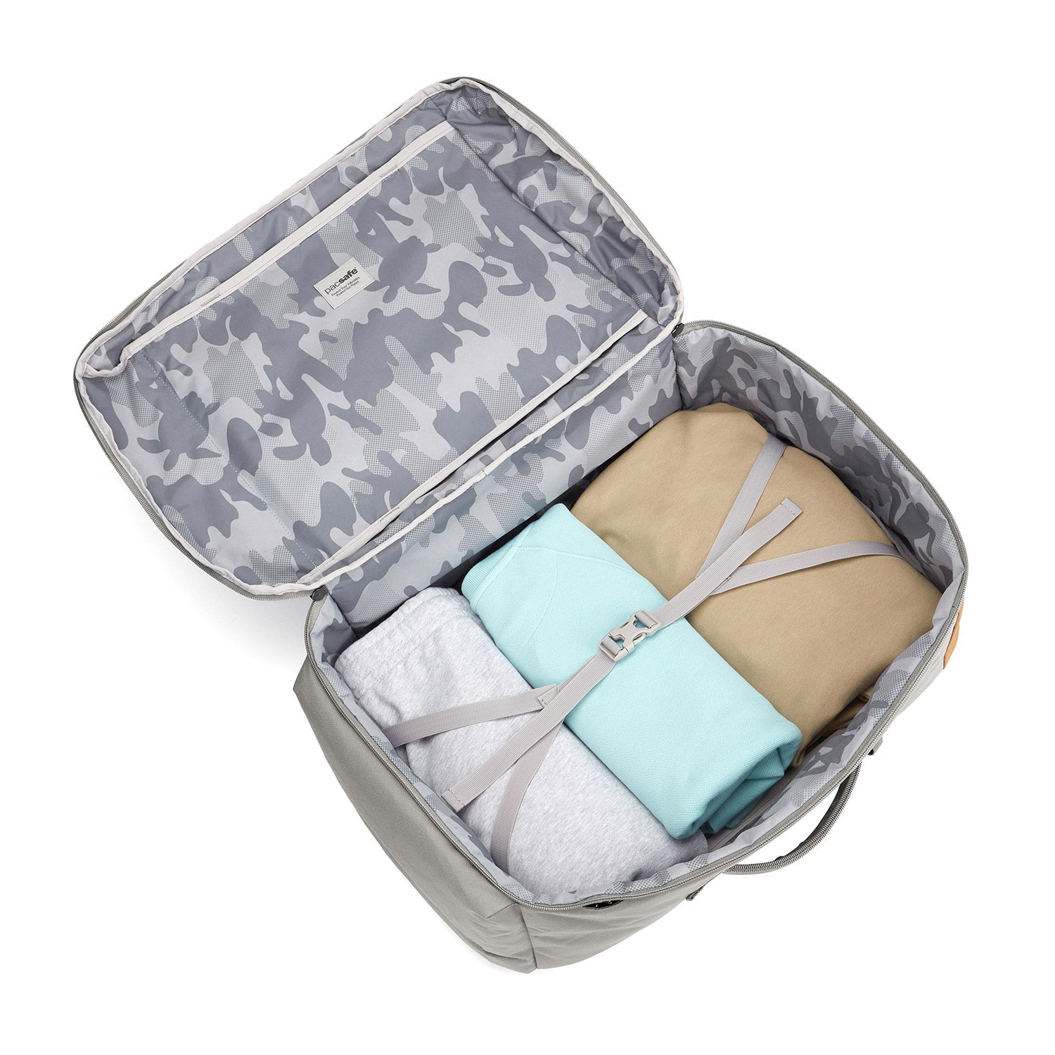 Pacsafe GO 44L Anti-Theft Carry-On Backpack - Stone