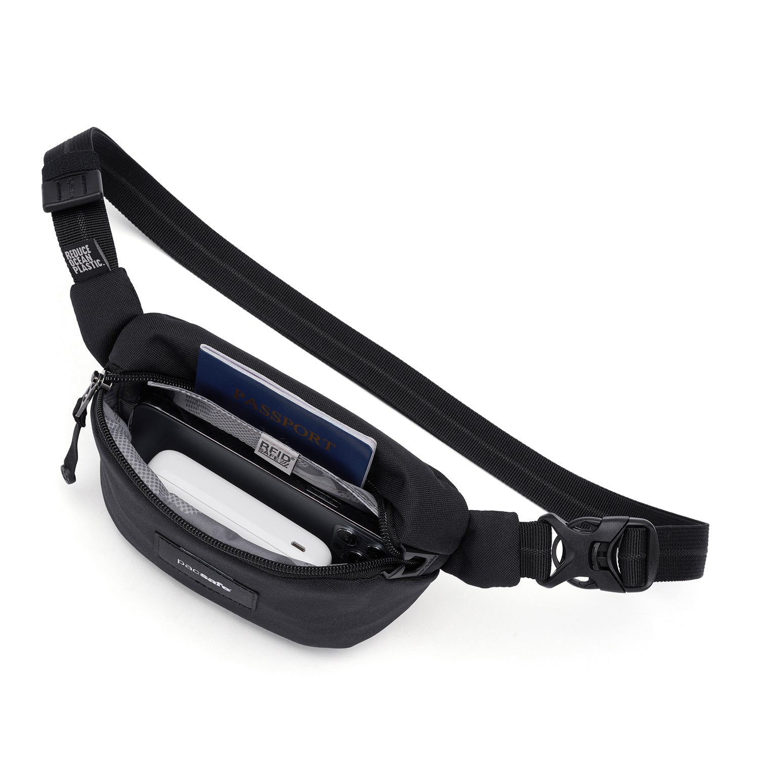 Pacsafe GO Anti-Theft Micro Sling - Jet Black