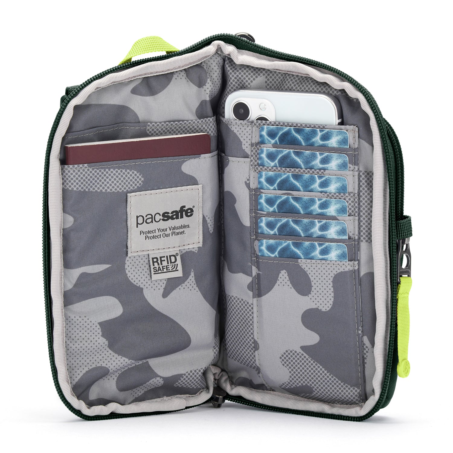 Pacsafe GO Anti-Theft Tech Crossbody - Spruce Green