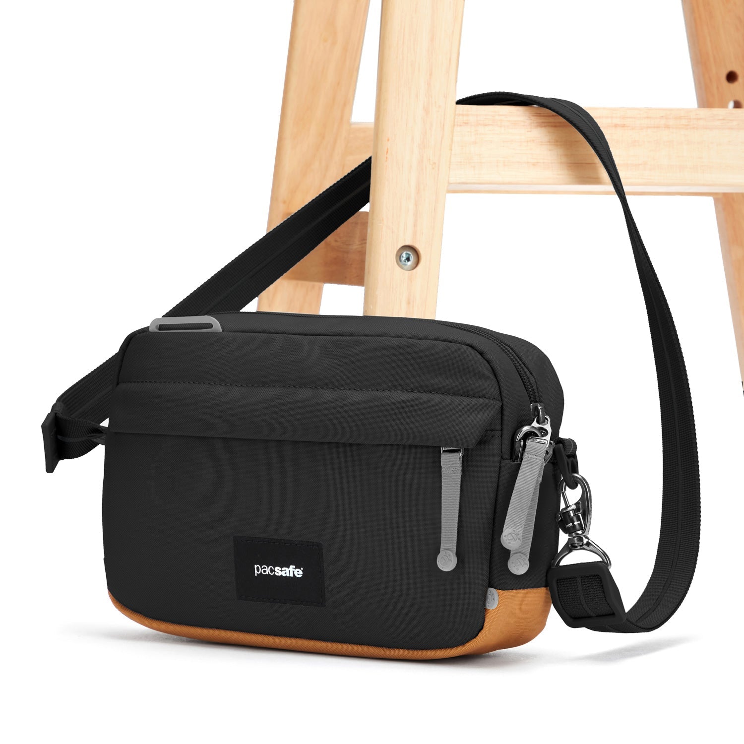 Pacsafe GO Anti-Theft Crossbody Bag - Jet Black