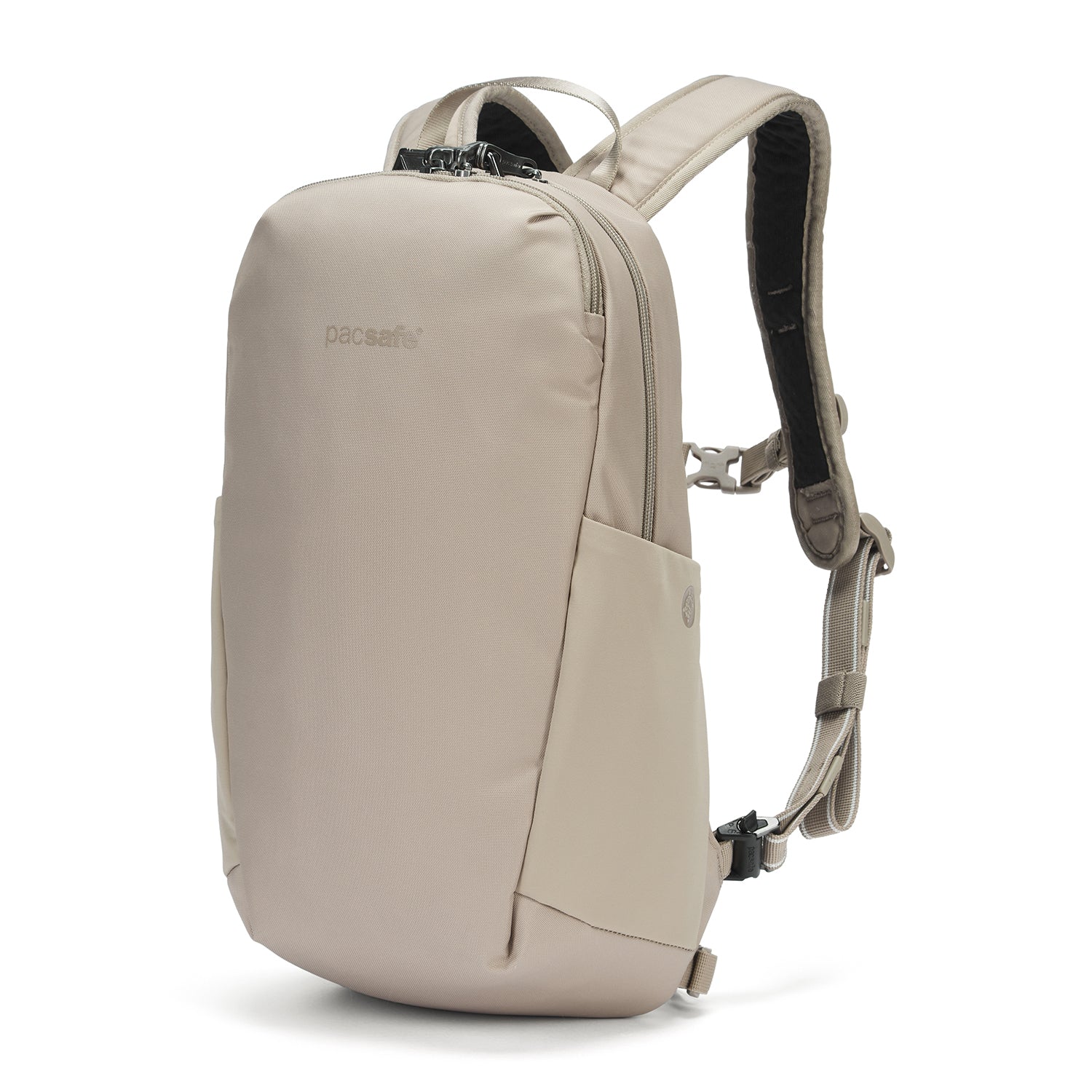Pacsafe V 12L Anti-Theft Tech Backpack - Beige