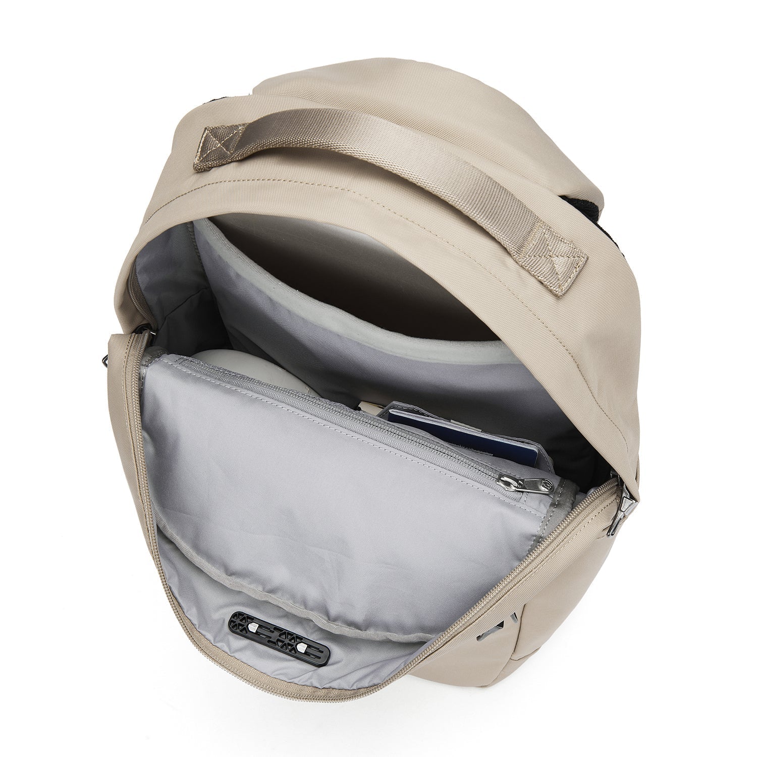 Pacsafe V 20L Anti-Theft City Backpack - Beige