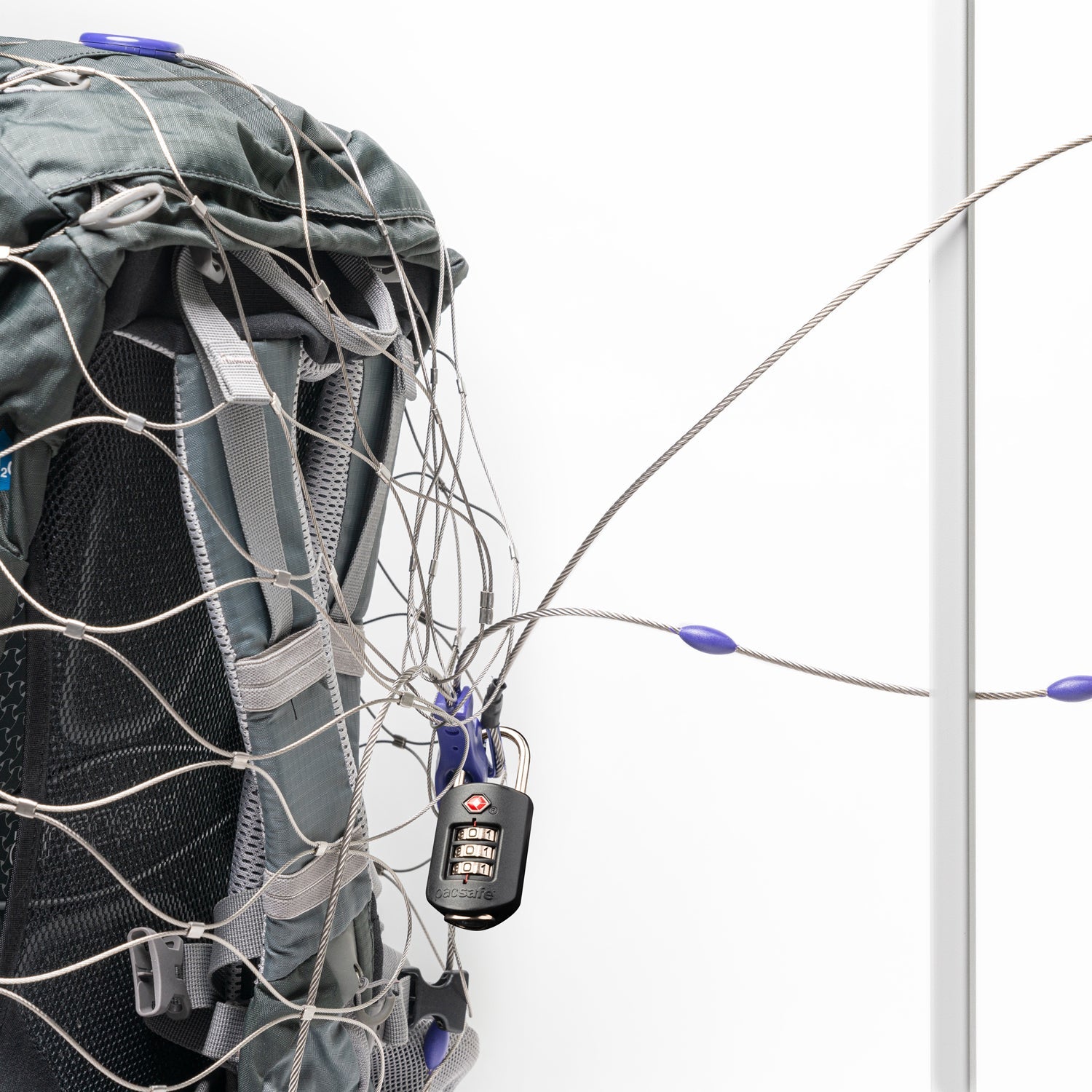 Pacsafe 120L Anti-Theft Backpack & Bag Protector - Neutral