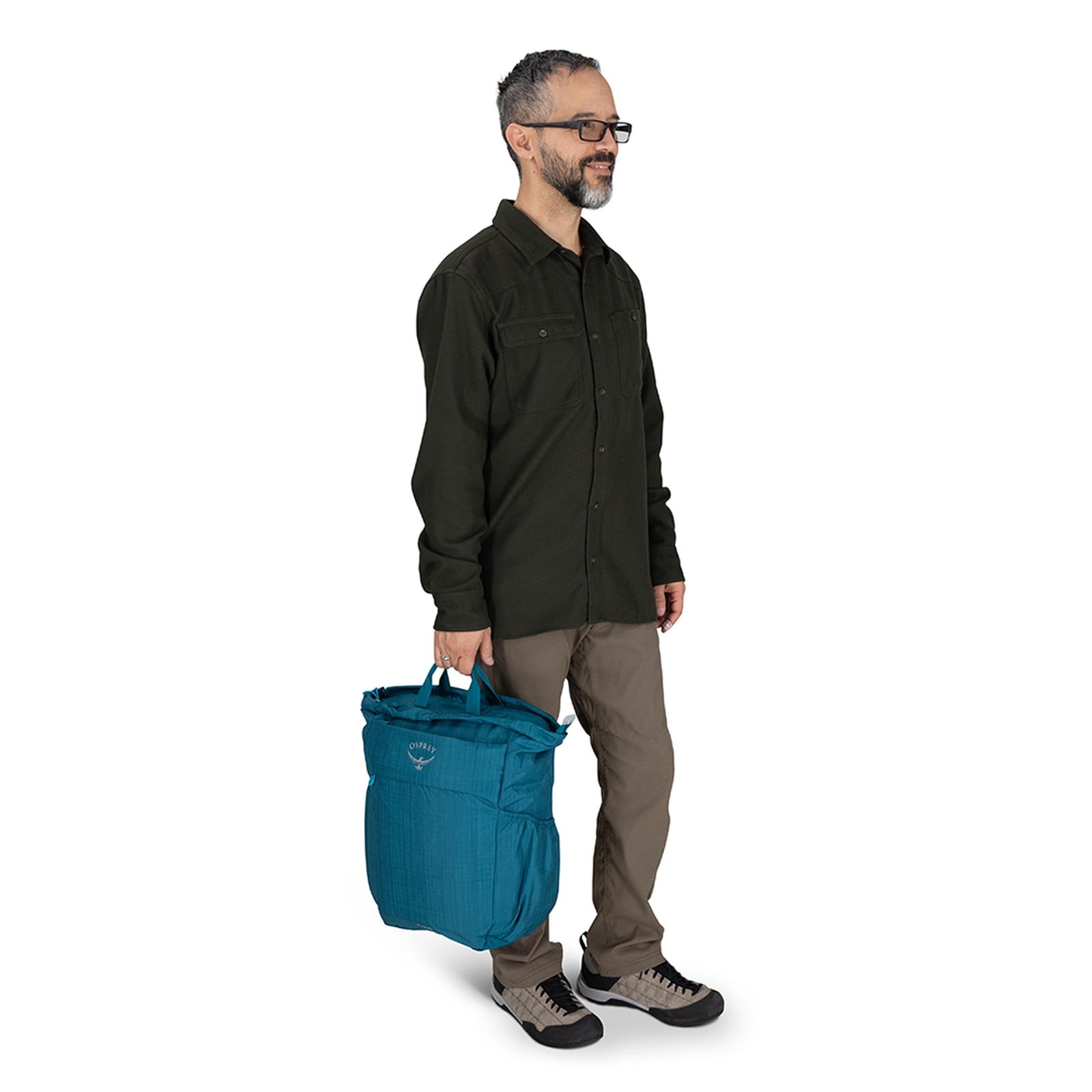 Osprey Poco Changing Tote 20L in Deep Peyto — lifestyle 7