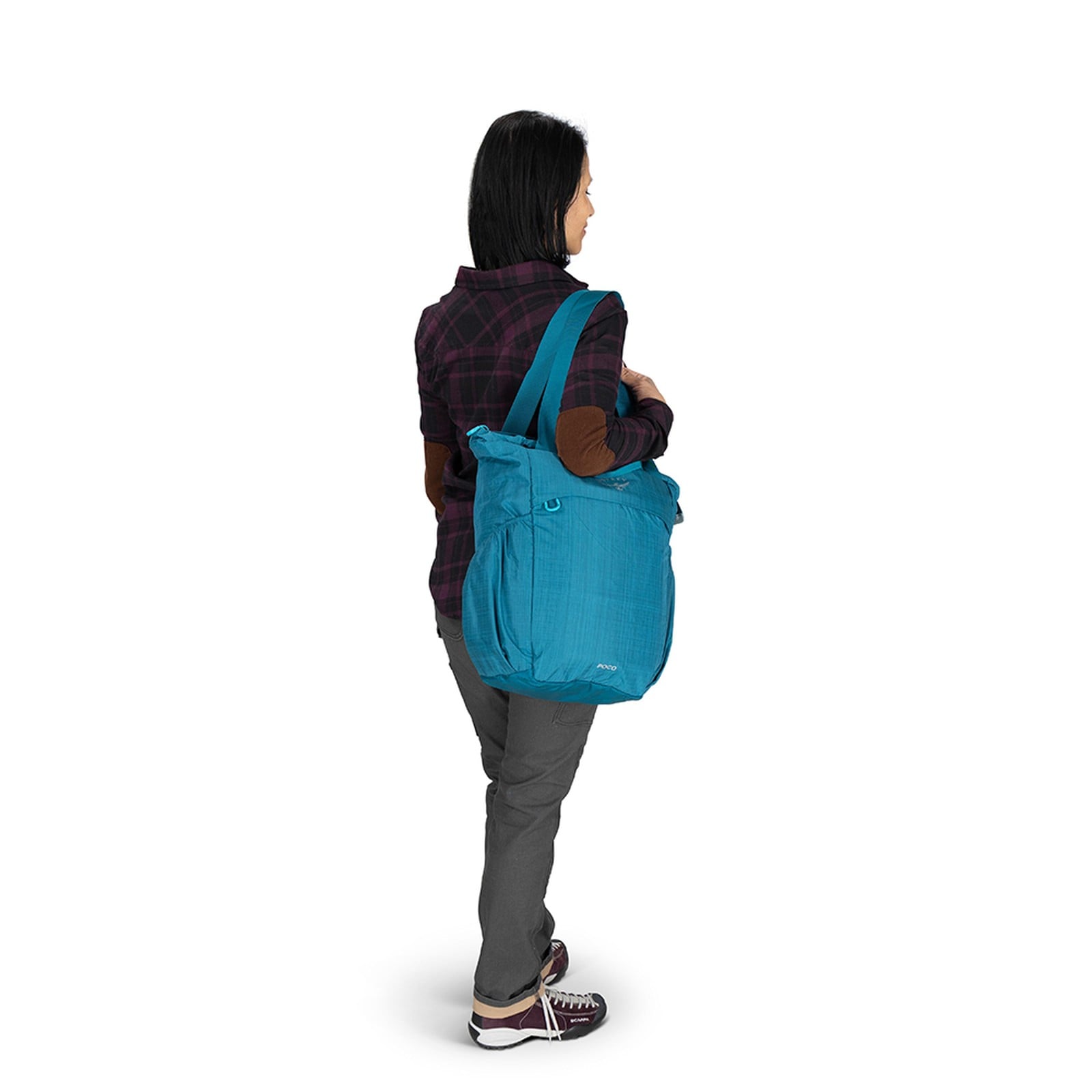 Osprey Poco Changing Tote 20L in Deep Peyto — lifestyle 2