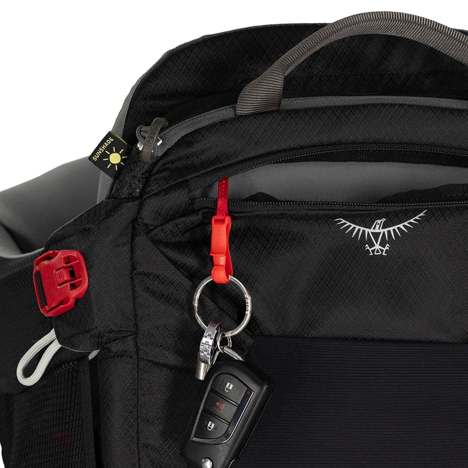 Osprey Poco Child Carrier 24L in Black — detail view 2