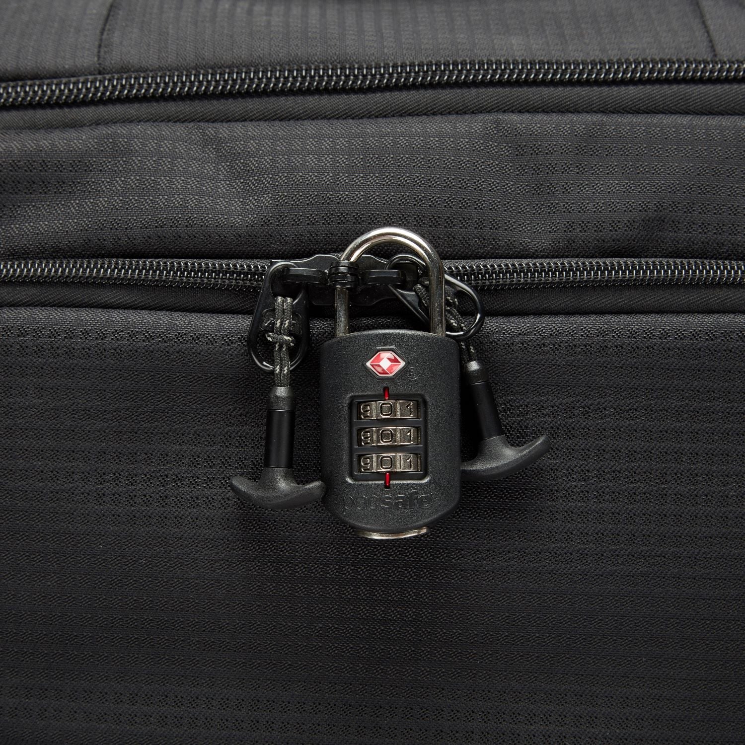 Pacsafe Prosafe® 1000 Travel Sentry® Approved Combination Padlock in Black — detail view