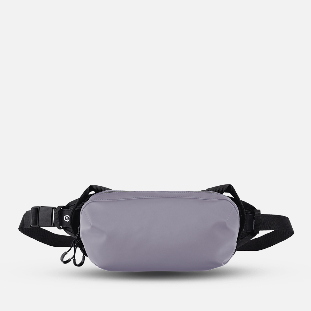 WANDRD D1 Fanny Pack in Uyuni Purple — front view