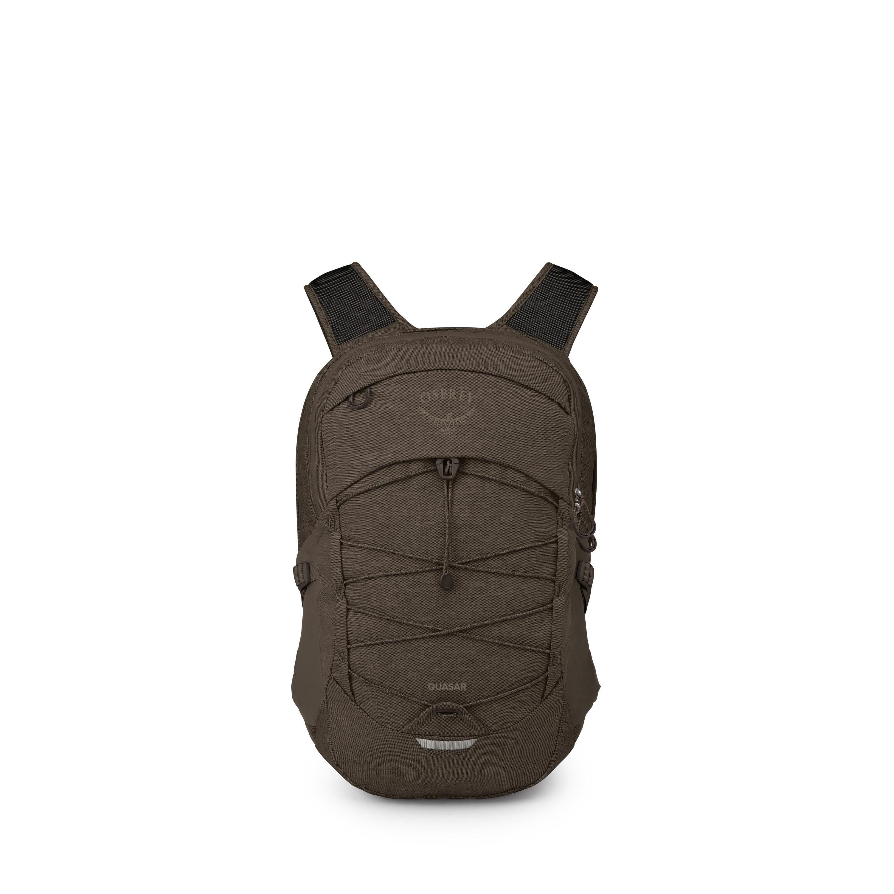 Osprey Quasar Driftshade Laptop Backpack 26L in Truffle Brown — front view