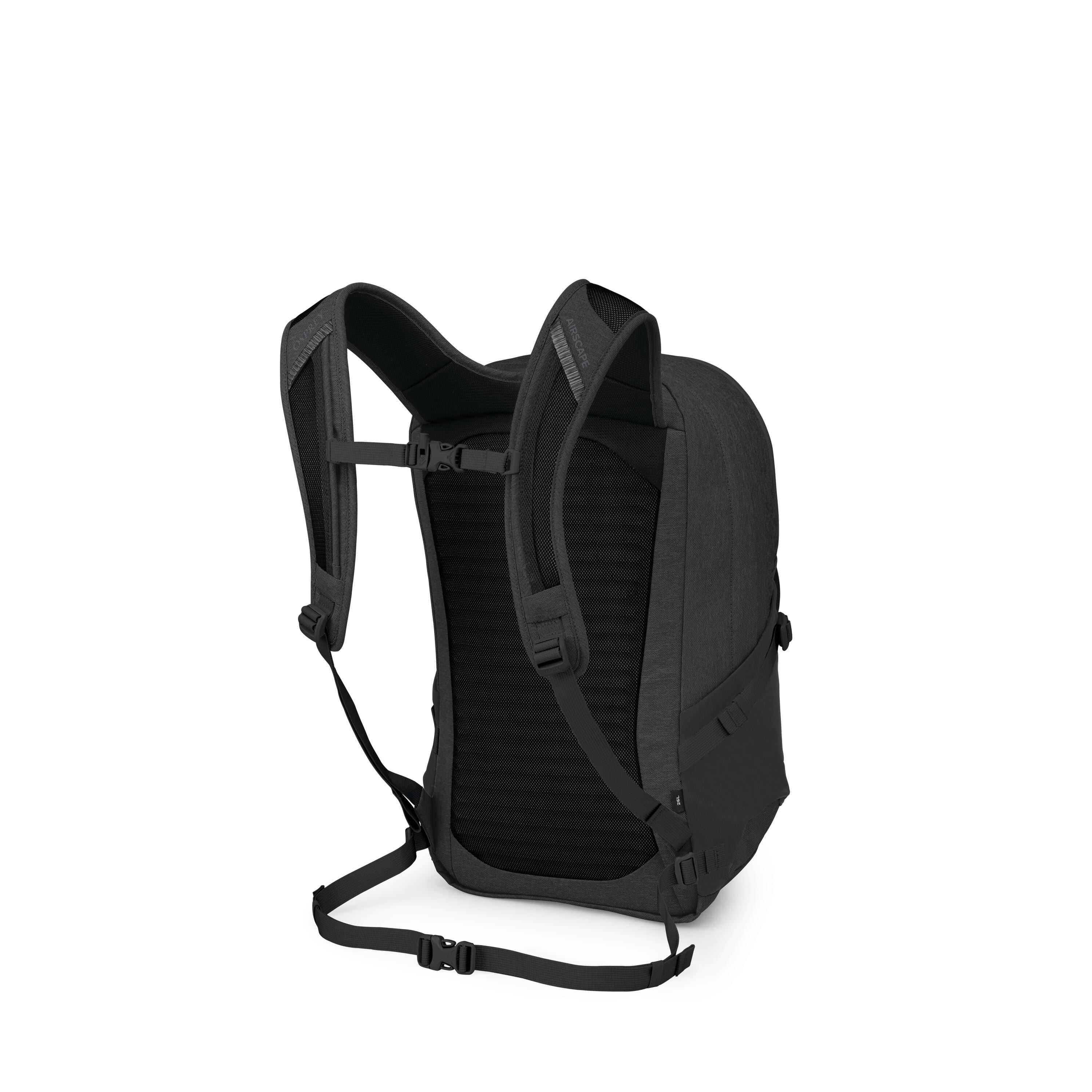 Osprey Quasar Driftshade Laptop Backpack 26L in Black — angle view 3