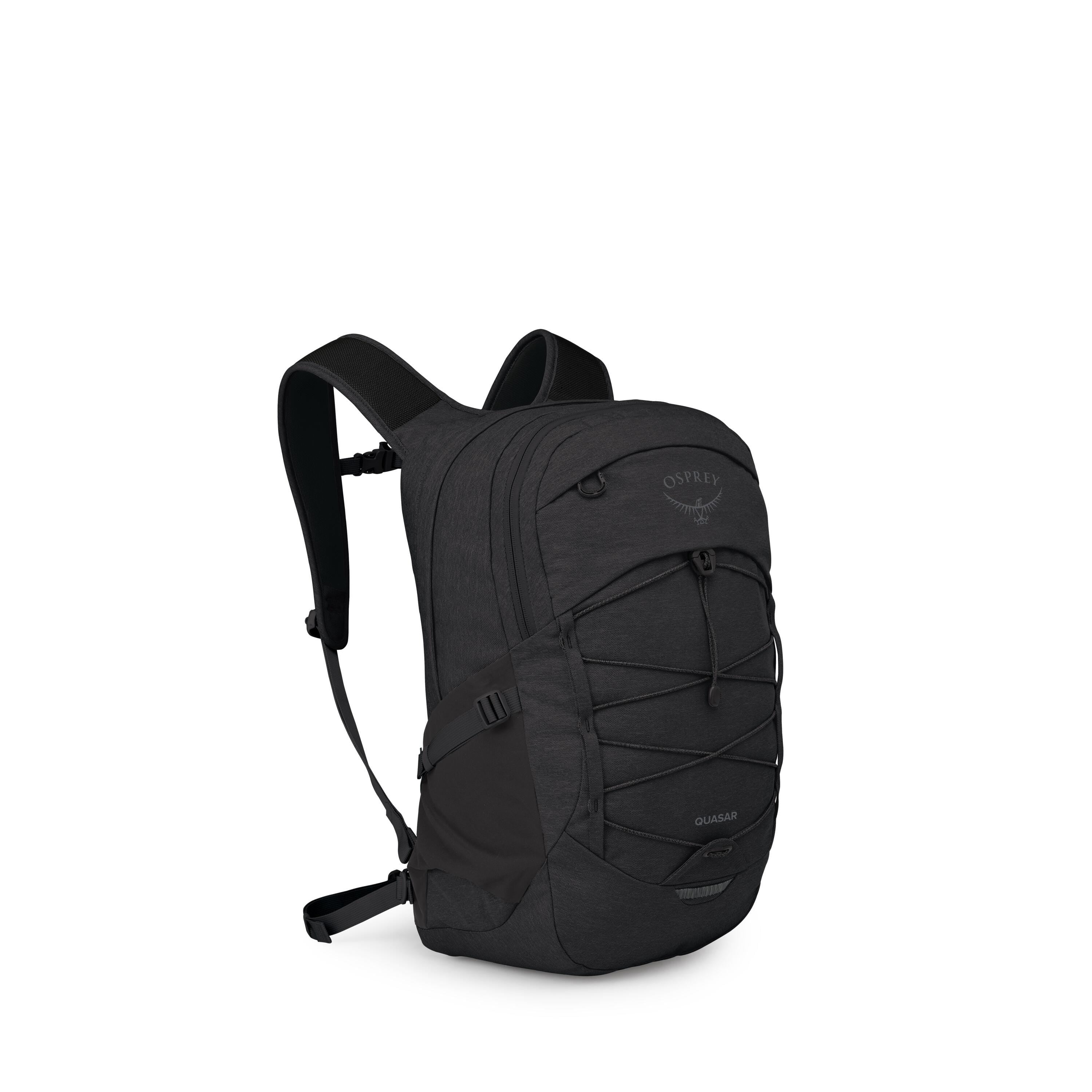 Osprey Quasar Driftshade Laptop Backpack 26L in Black — angle view 2