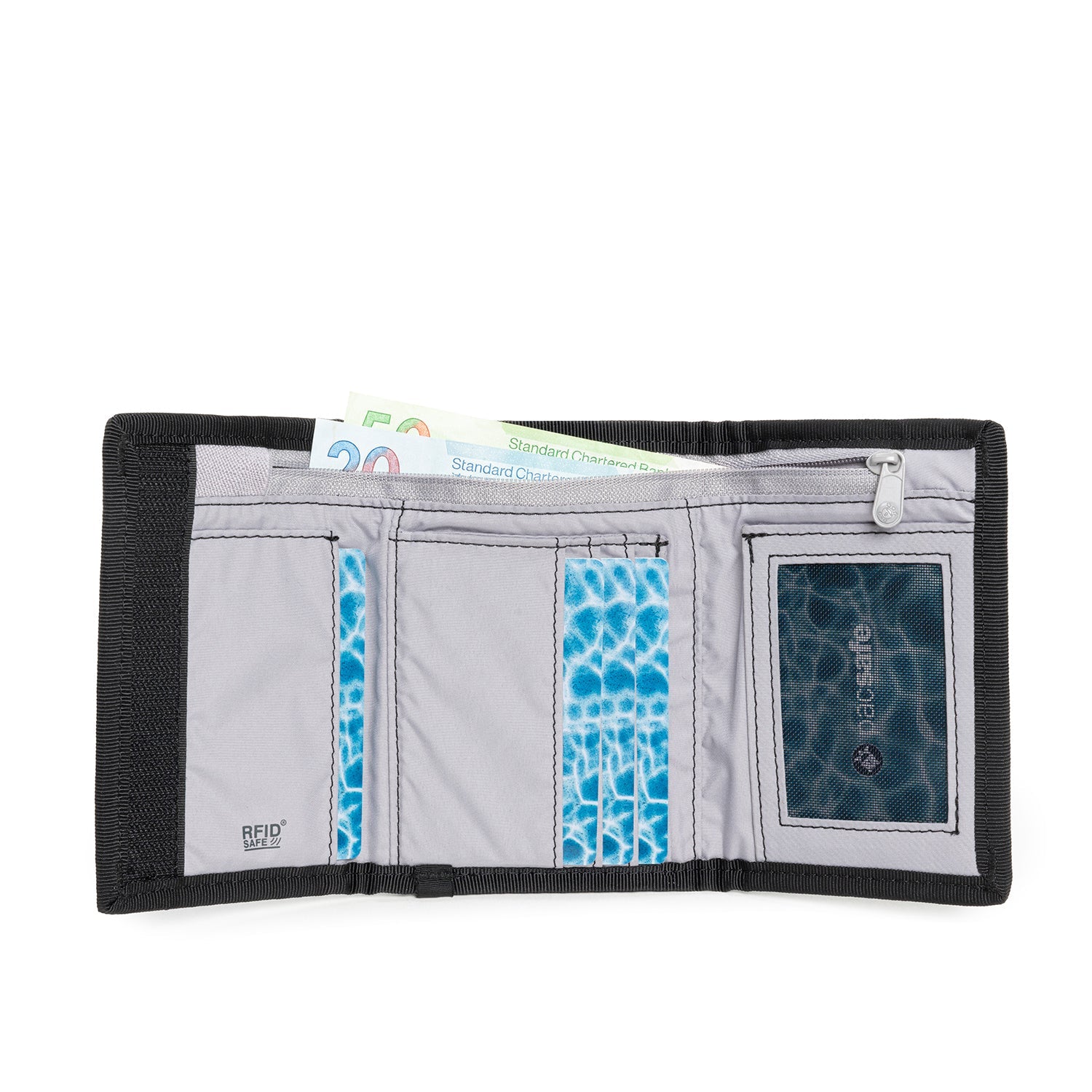 Pacsafe RFIDsafe™ Z50 RFID Blocking Trifold Wallet - Black