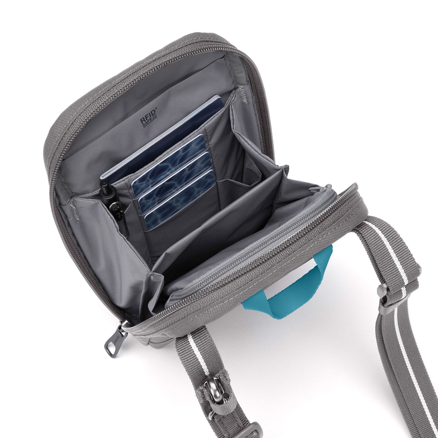 Pacsafe RFIDsafe™ RFID Blocking Tech Crossbody - Stone