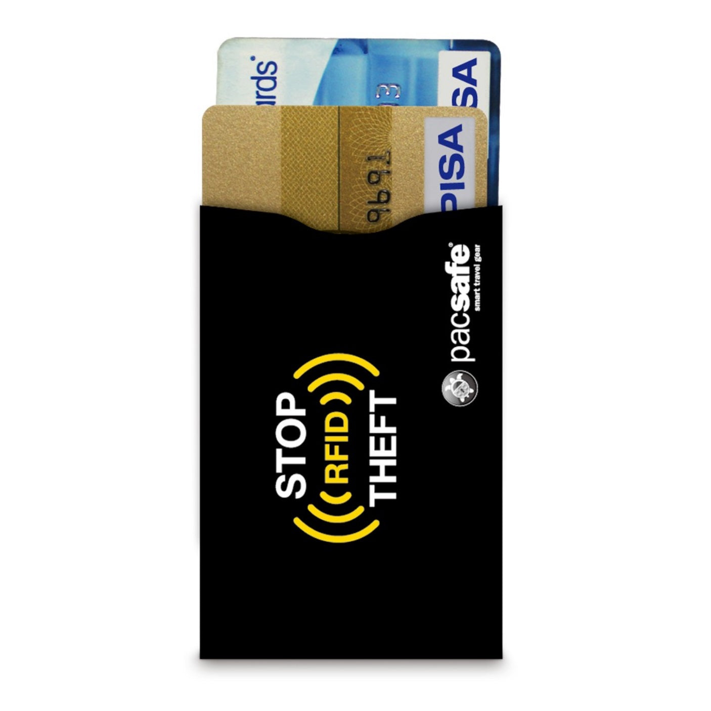Pacsafe RFIDsleeve 25 RFID-Blocking Card Sleeve (2 Pack) - Black
