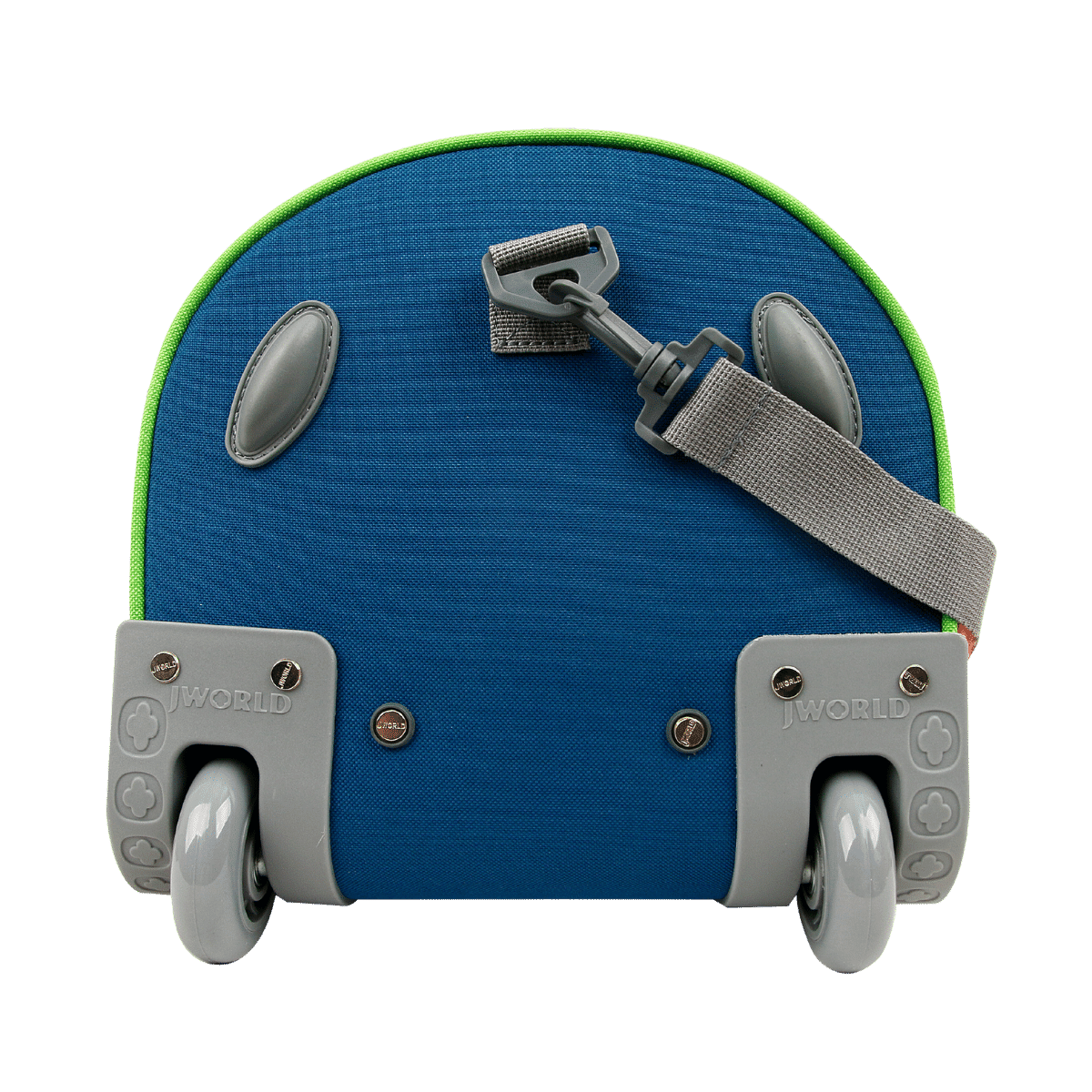 J World Kids' Rolling Duffel in Dino — angle view 2 # color_Dino