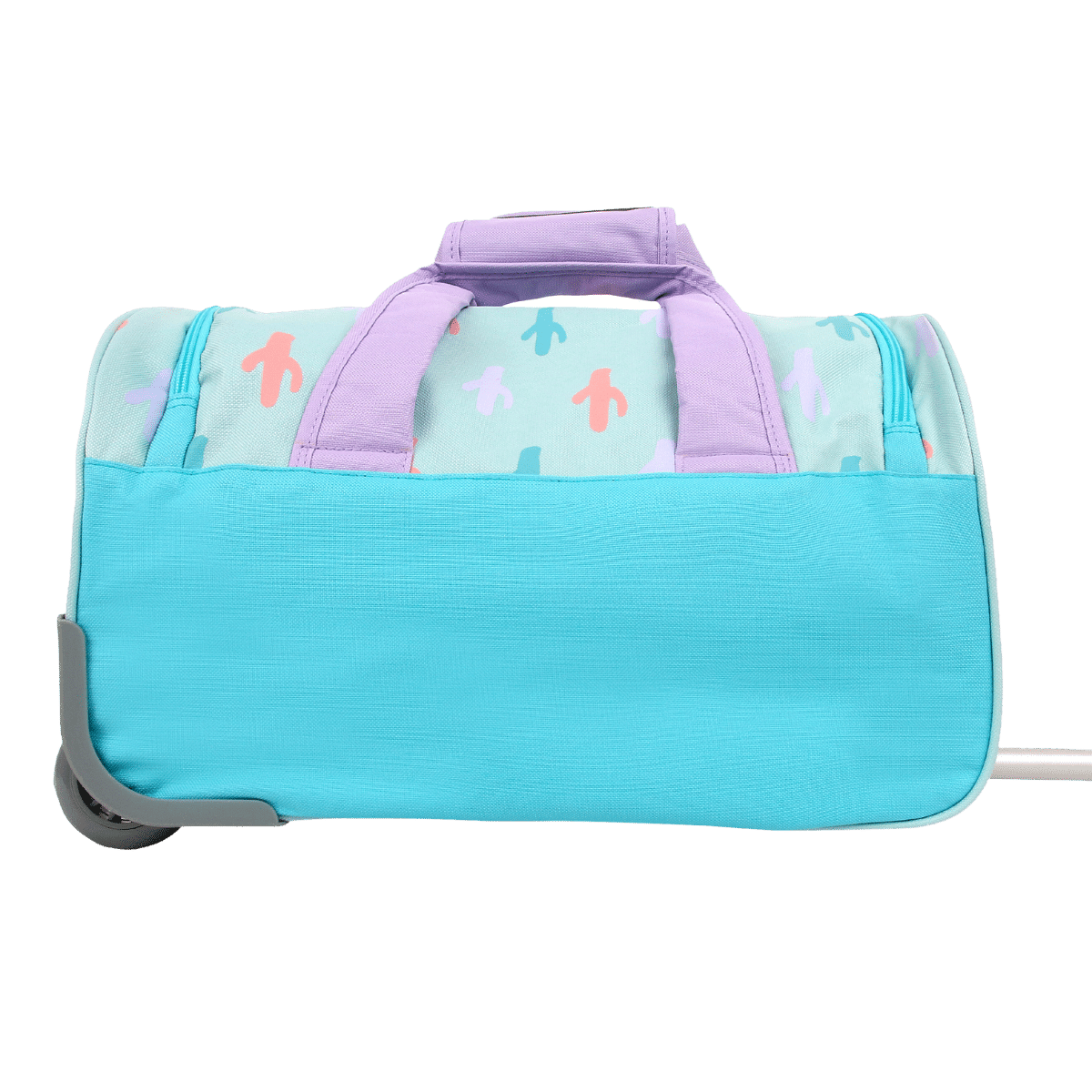 J World Kids' Rolling Duffel in Llama — back view # color_Llama