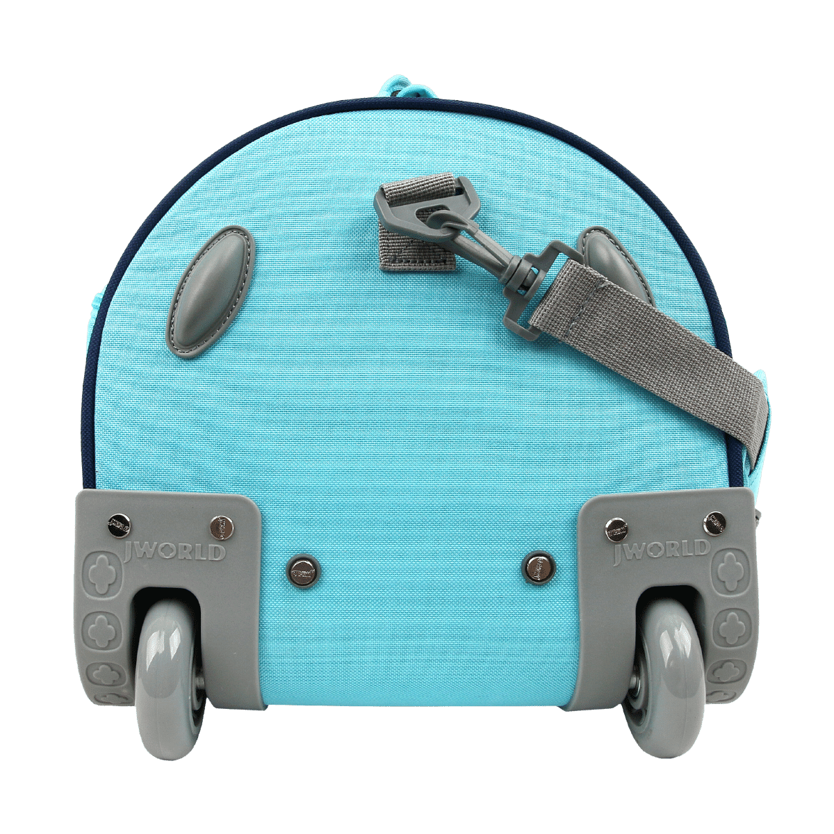 J World Kids' Rolling Duffel in Penguin — angle view 2 # color_Penguin