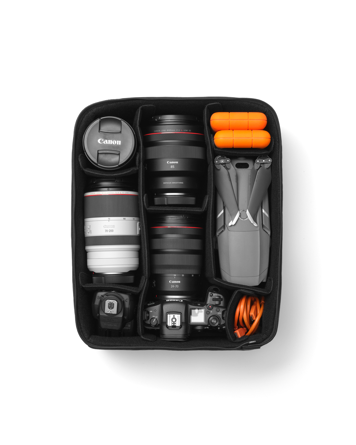 Db Journey Ramverk Camera Insert M in Black Out — interior view 4