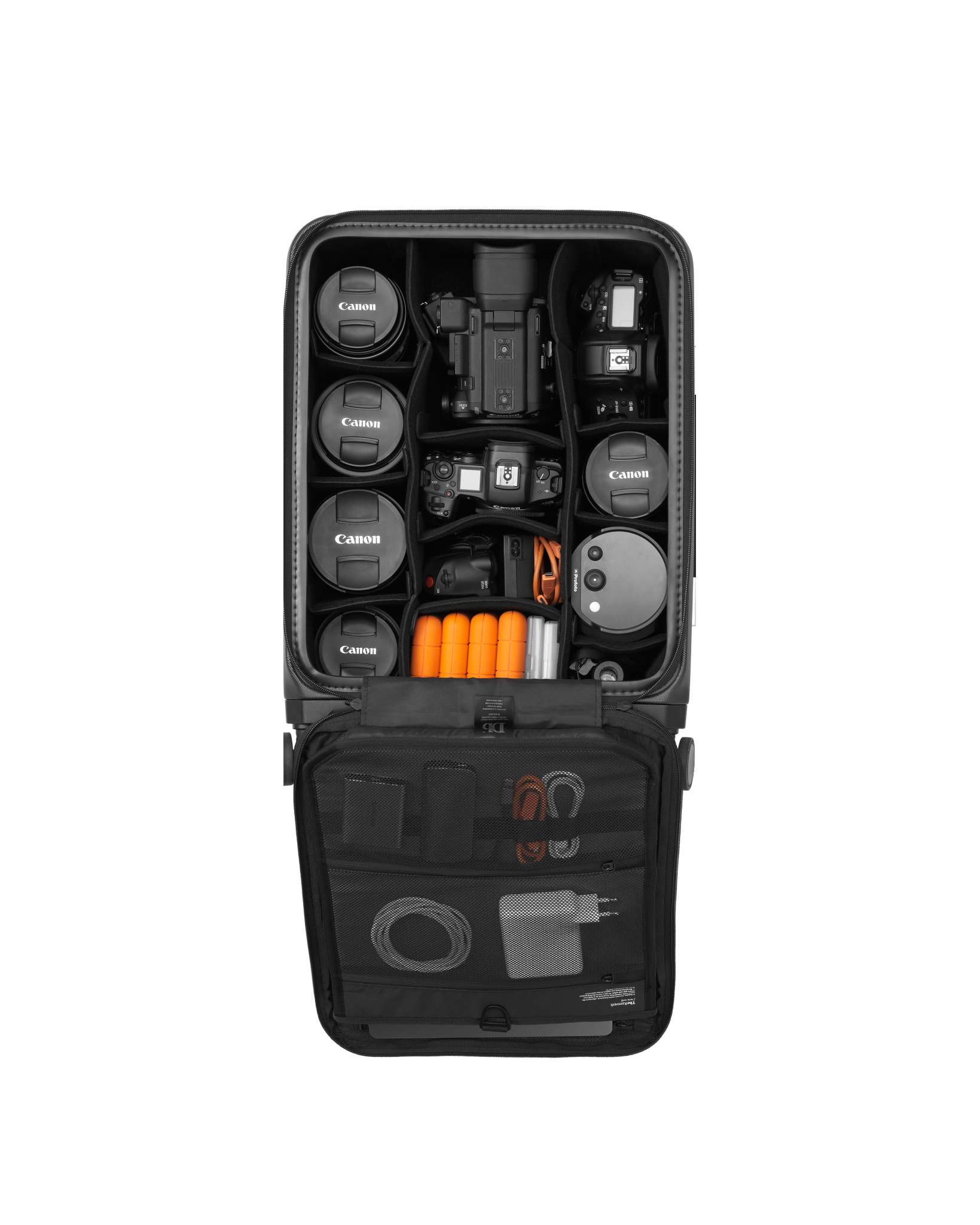 Db Journey Ramverk Camera Insert XL in Black Out — interior view 2 # color_Black Out