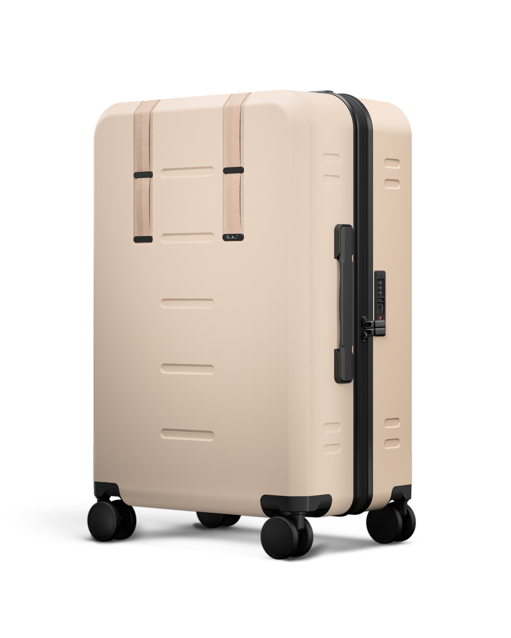 Db Journey Ramverk Check-in Luggage Medium in Fogbow Beige — angle view 2 # color_Fogbow Beige
