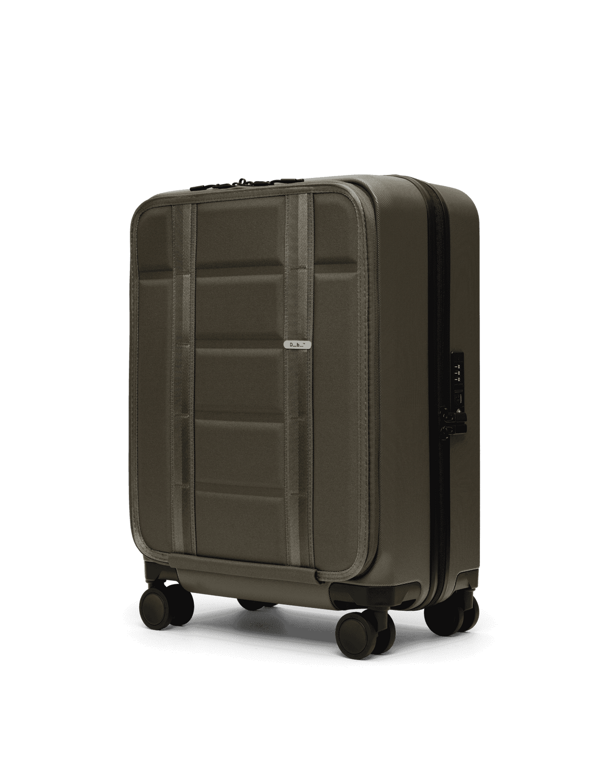 Db Journey Ramverk Front-access Carry-on in Forest Green — angle view 2 # color_Forest Green