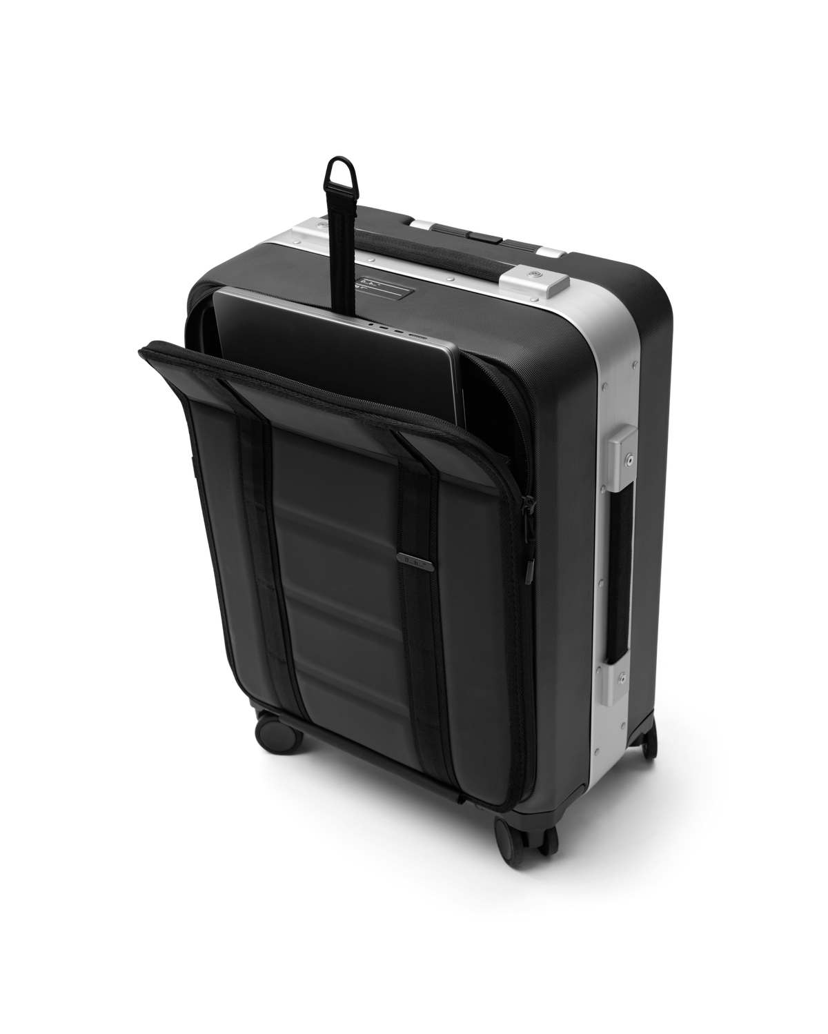 Db Journey Ramverk Pro Front-access Carry-on in Silver — interior view 3 # color_Silver