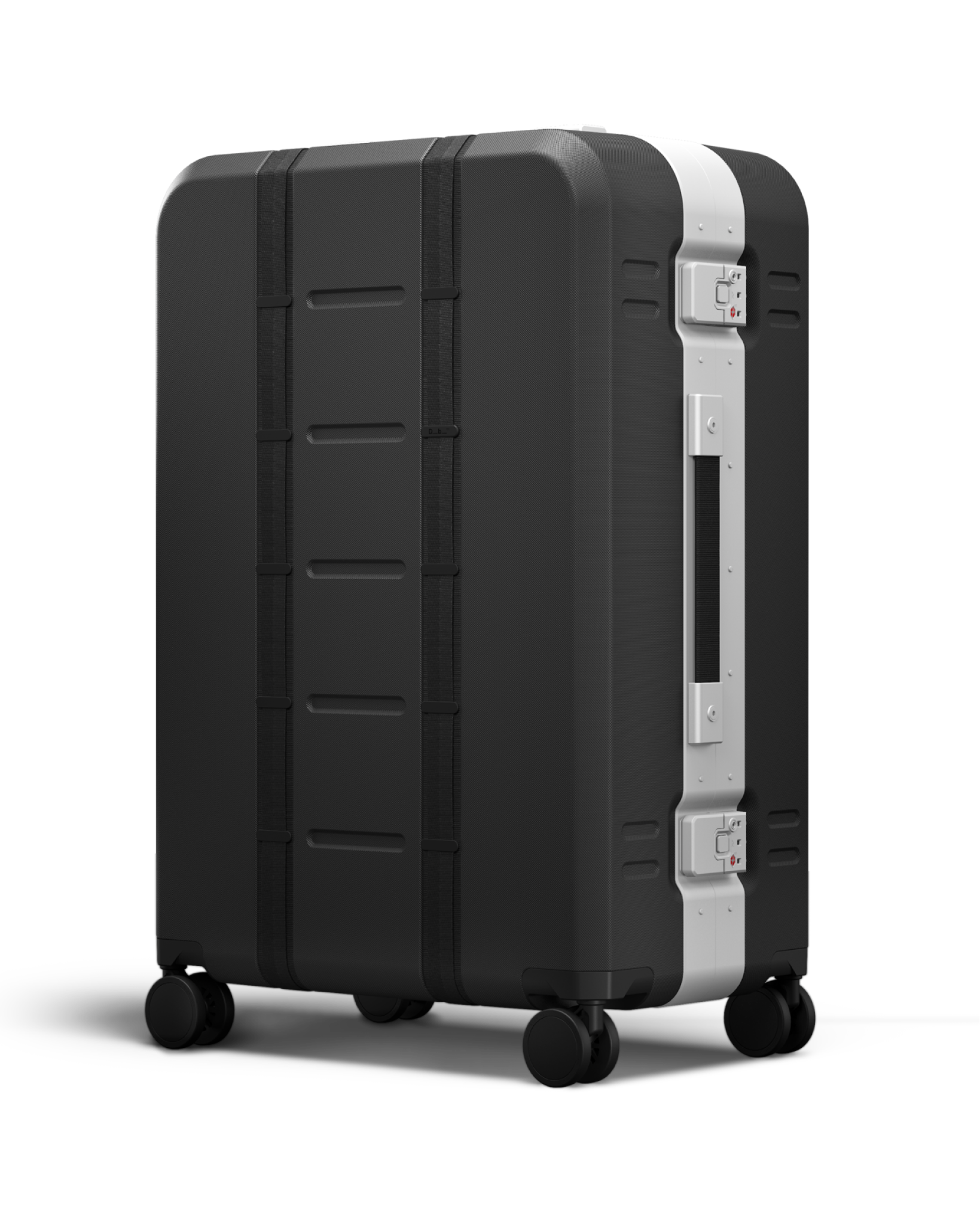 Db Journey Ramverk Pro Check-in Luggage Large in Silver — angle view 2 # color_Silver