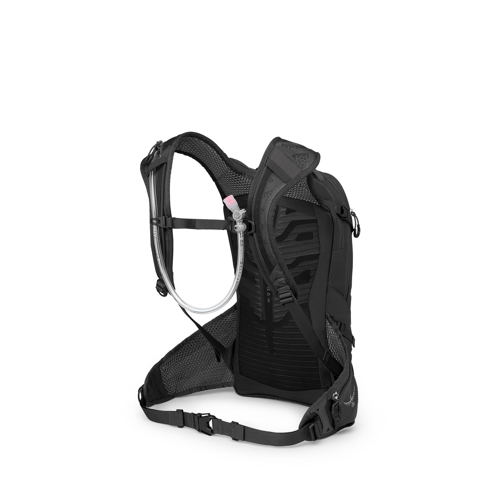 Osprey Raven 10 Women's Bike Hydration Pack 10L in Black — angle view 3