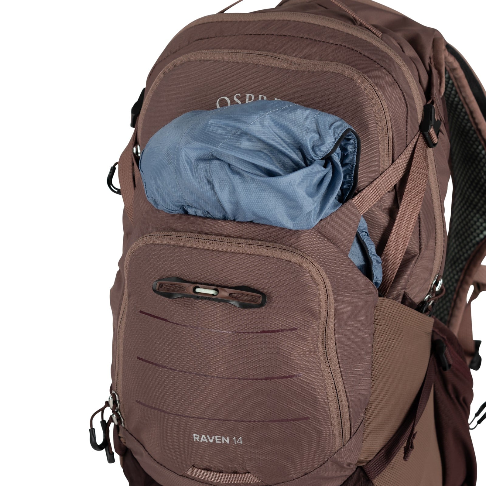 Osprey Raven 14 Women's Bike Hydration Pack 14L in Magma Brown — detail view 3