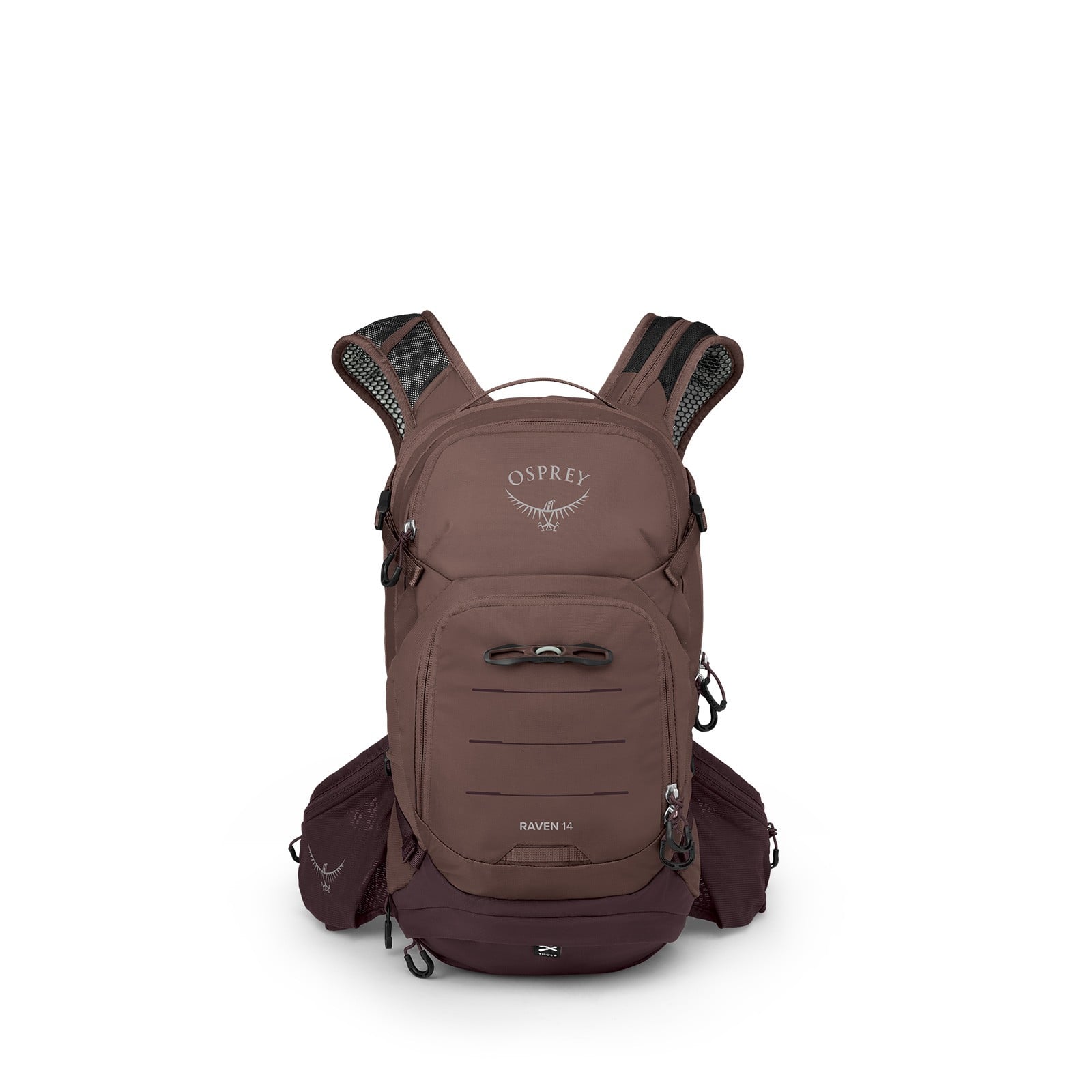 Osprey Raven 14 Women's Bike Hydration Pack 14L in Magma Brown — front view