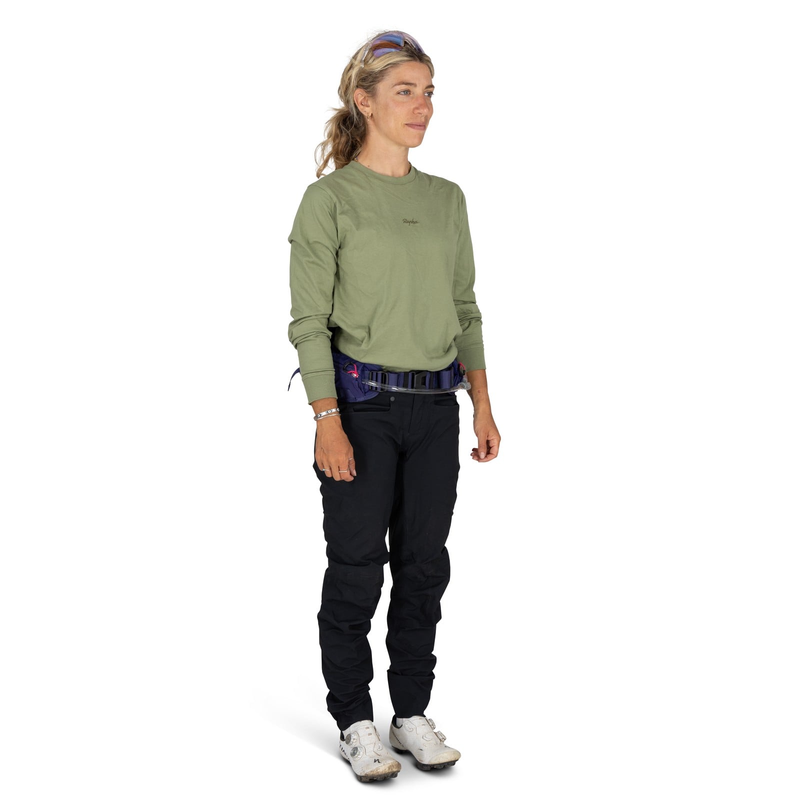 Osprey Raven 4 Women's Bike Hydration Lumbar Pack 4L in Deep Fig — lifestyle