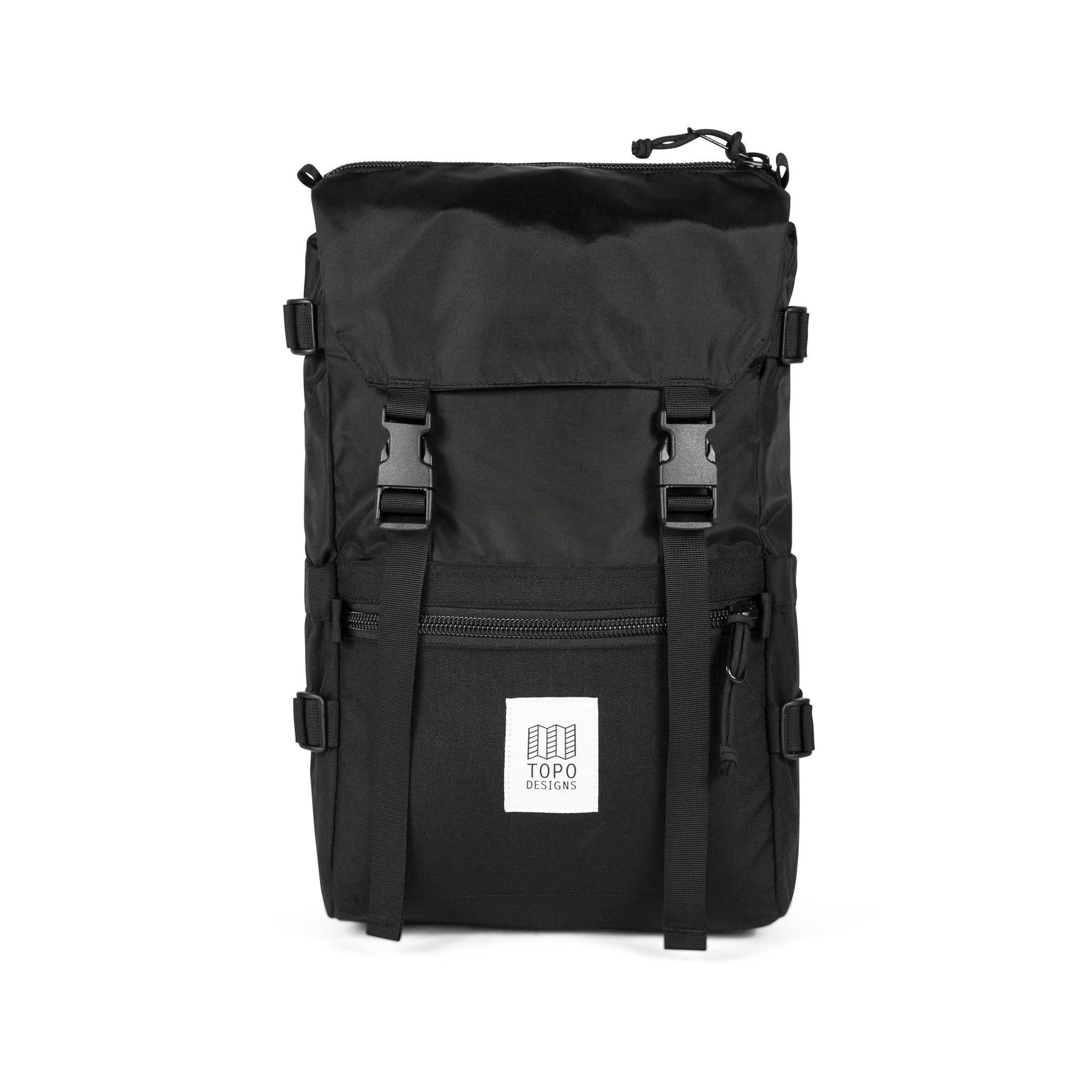 Topo Designs Rover Pack Classic in Black Black — angle view 2 # color_Black Black