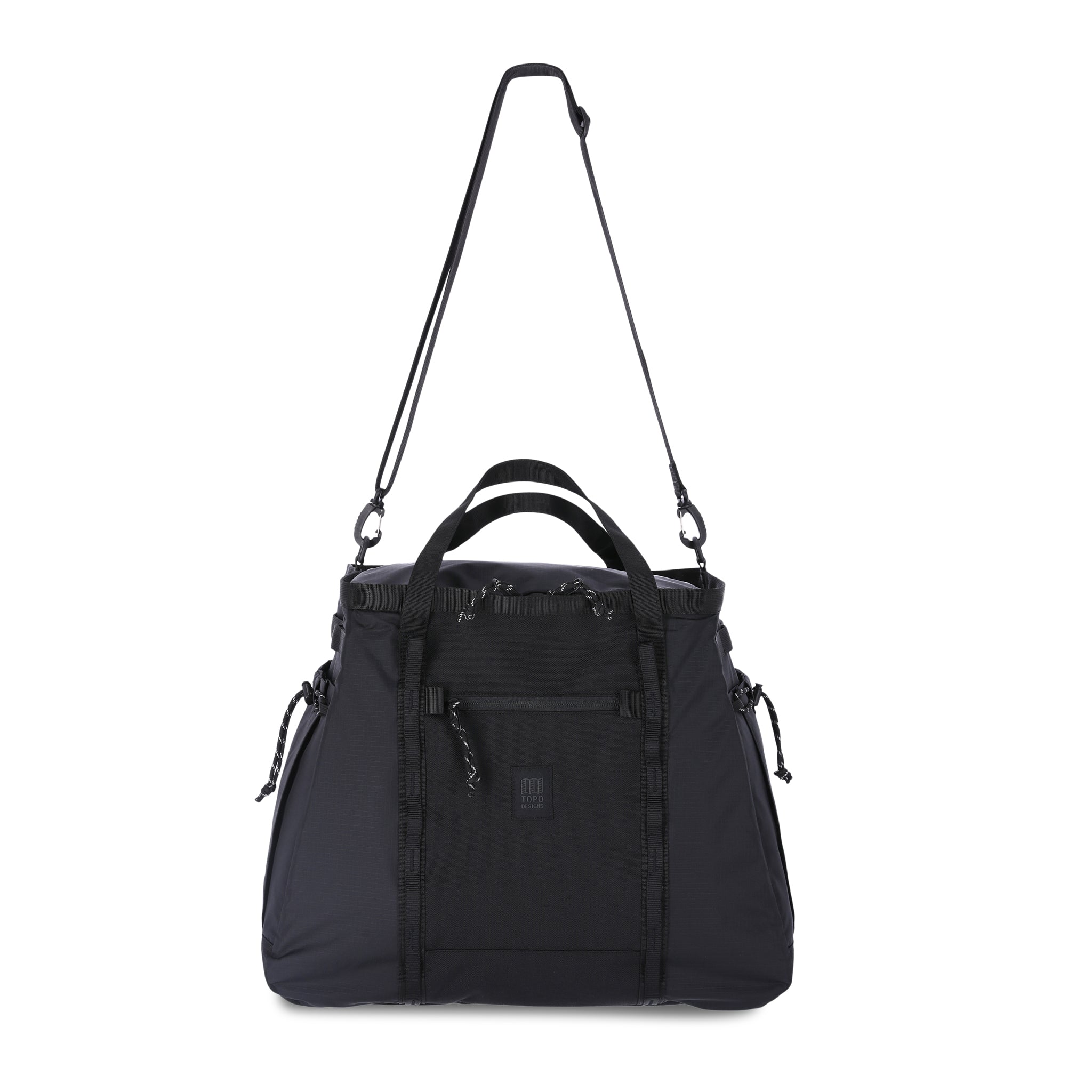 Topo Designs Mountain Gear Bag in Black — front view # color_Black