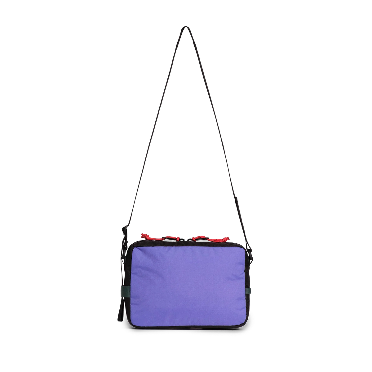 Topo Designs Block Bag in Very Peri Forest — back view # color_Very Peri Forest