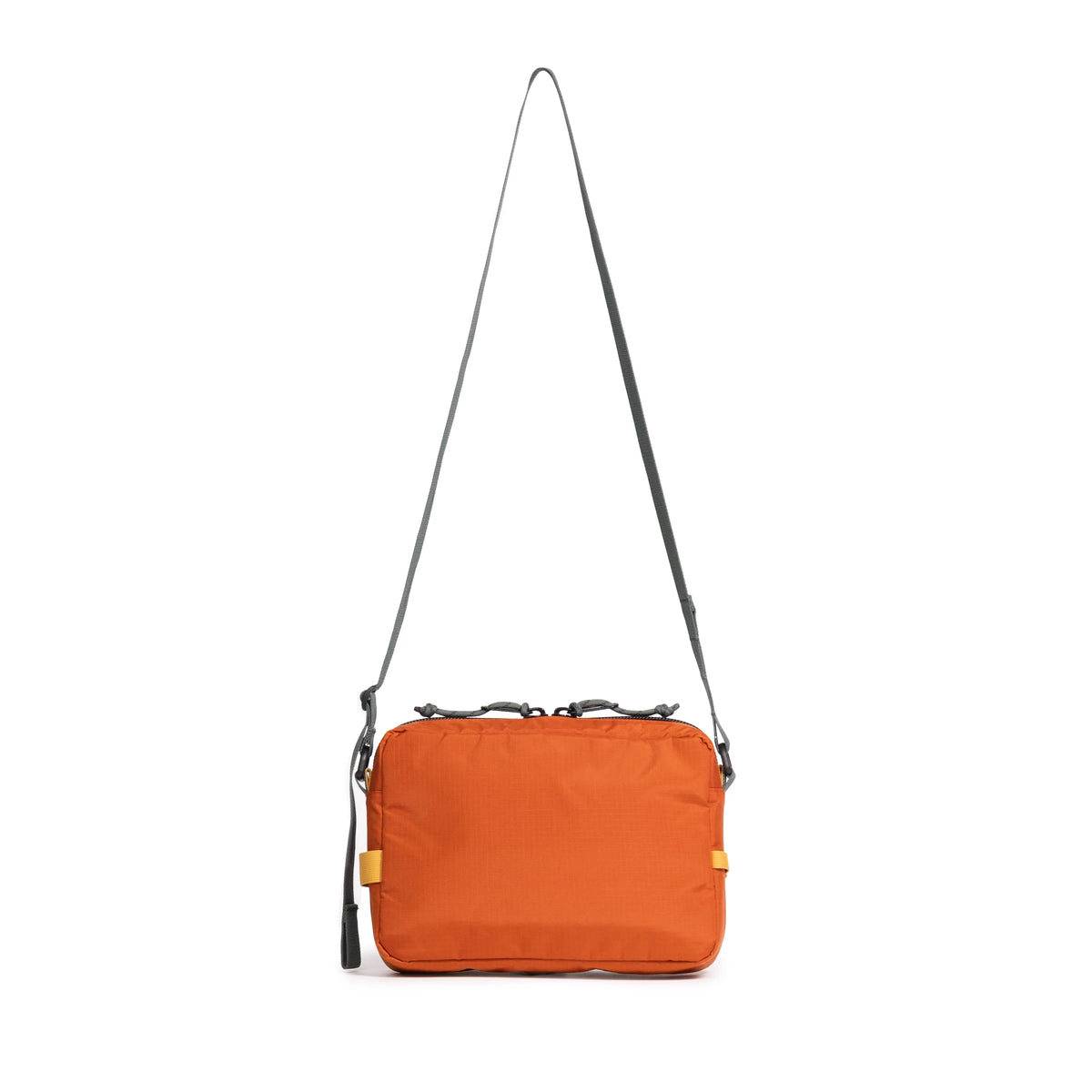 Topo Designs Block Bag in Woodland Terracotta — back view # color_Woodland Terracotta